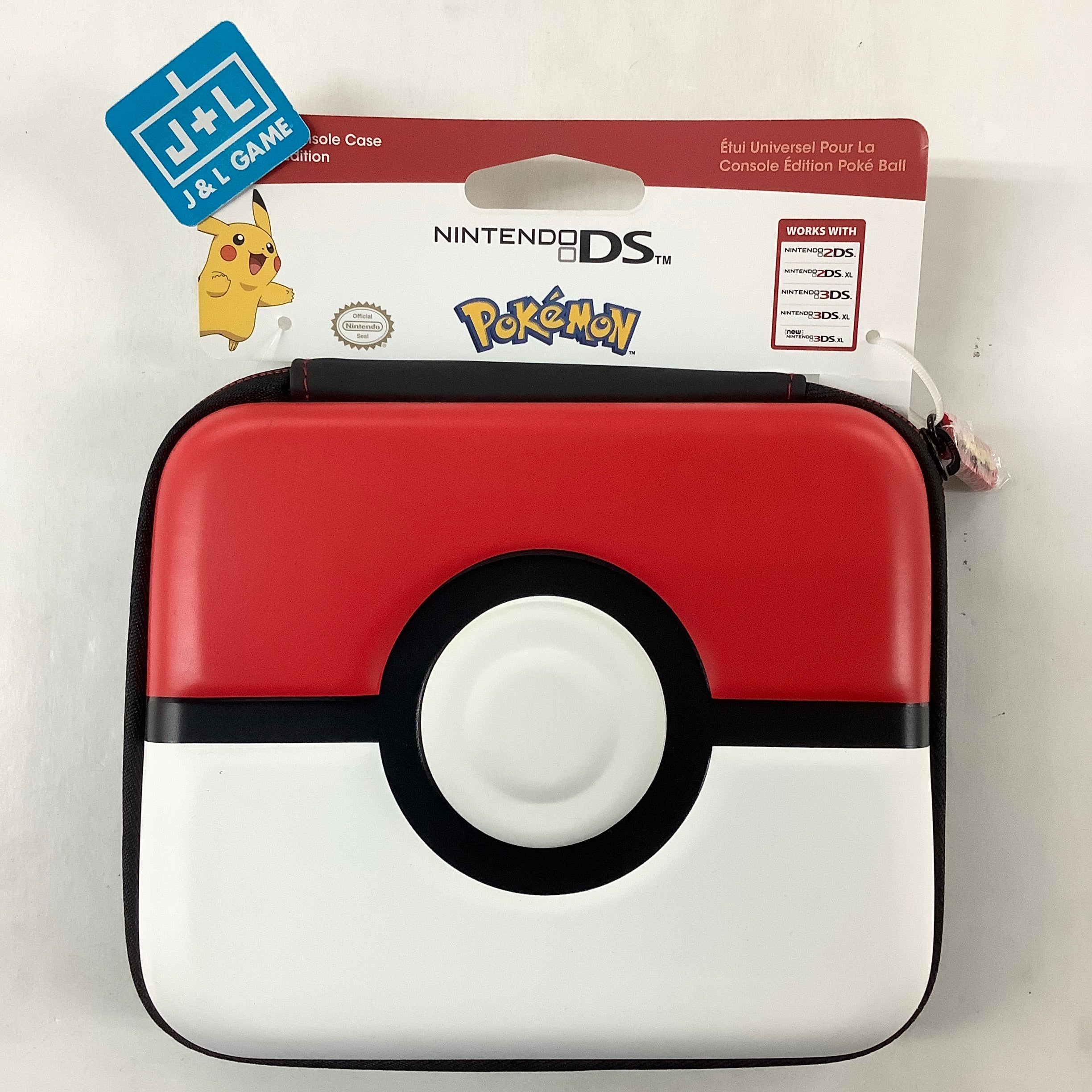 PDP Nintendo 2DS Gaming Universal Console Case (Poke Ball Edition) - Nintendo 3DS Accessories PDP