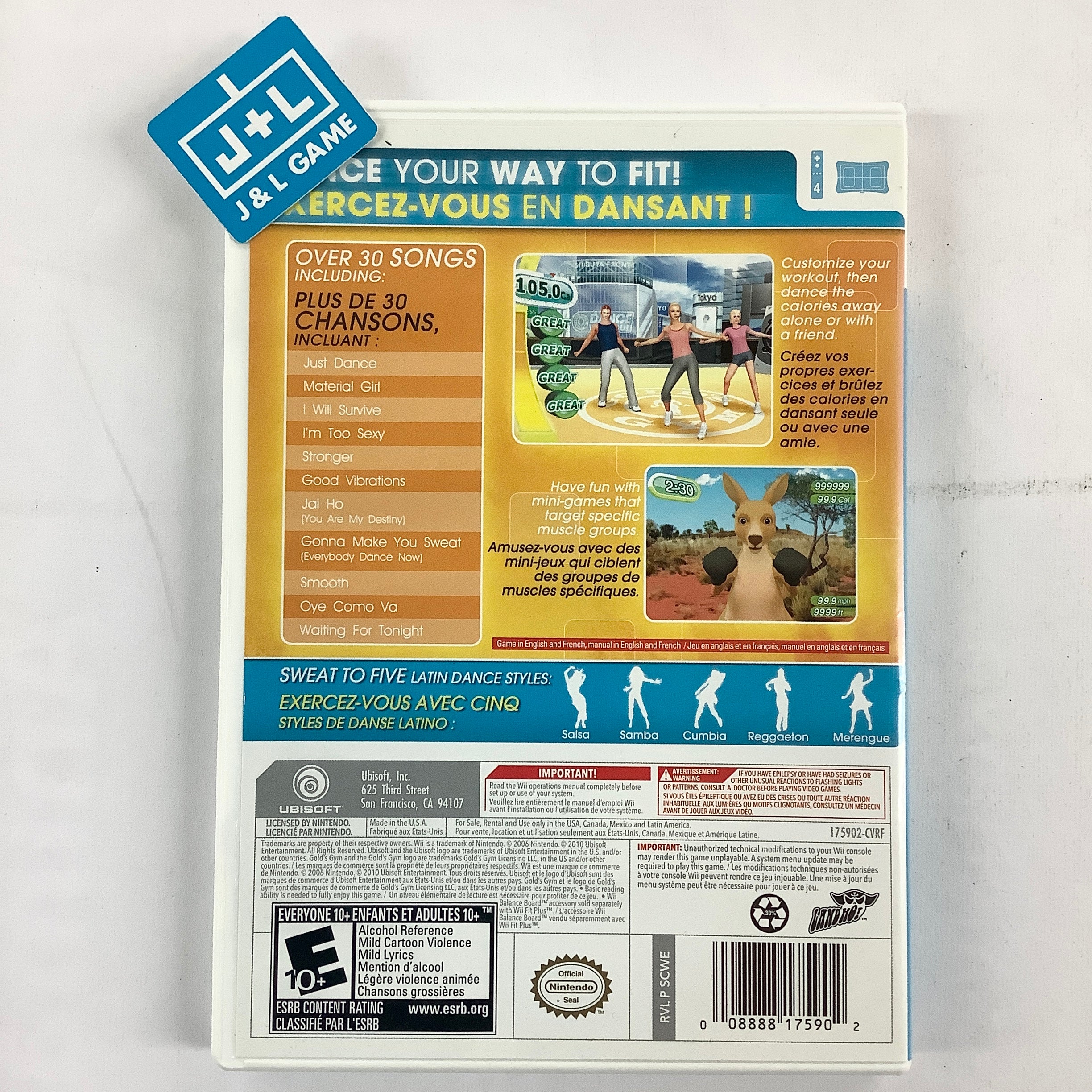 Gold's Gym: Dance Workout - Nintendo Wii [Pre-Owned] Video Games Ubisoft   