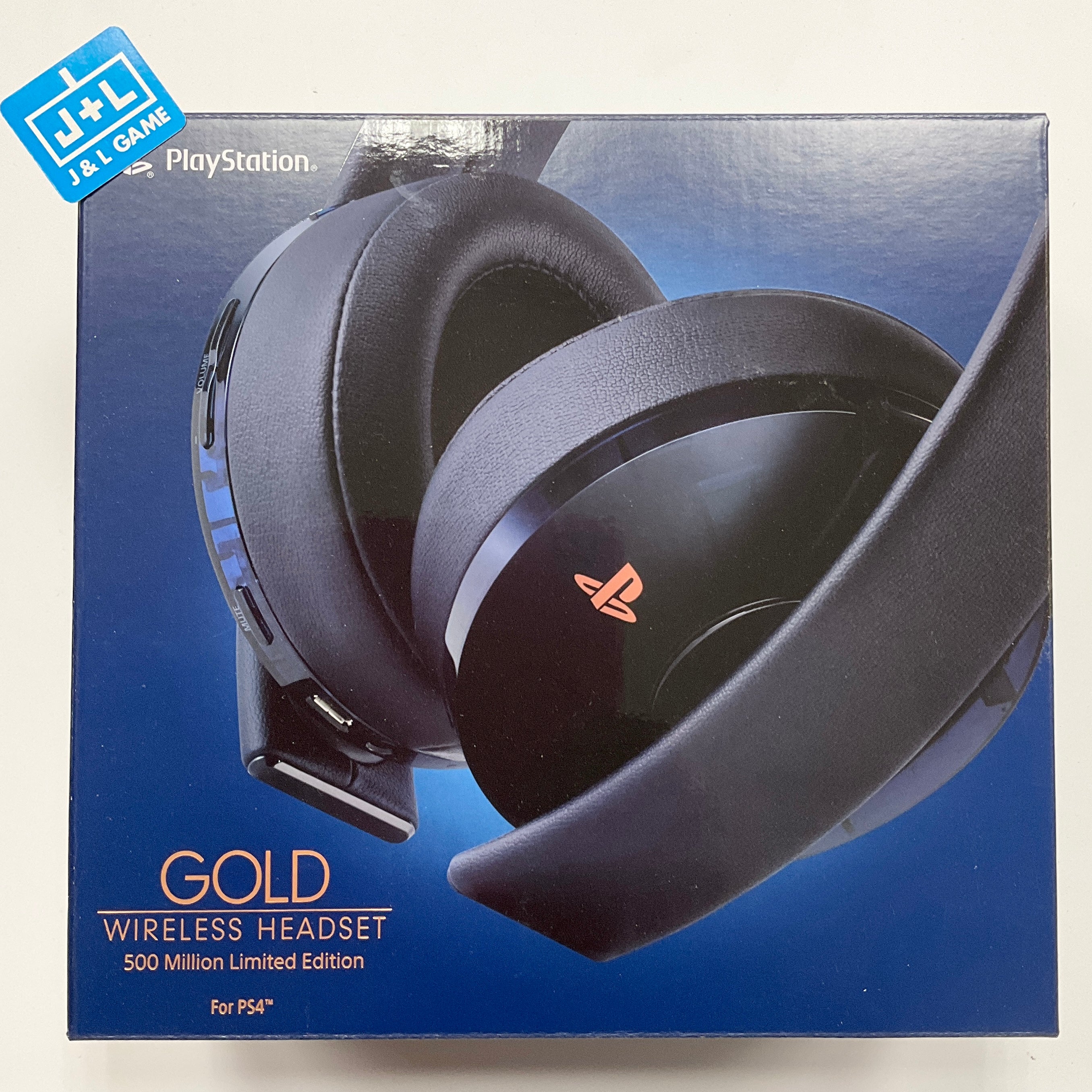 SONY PlayStation 4 Gold Wireless Headset 500 Million Limited Edition - (PS4) PlayStation 4 Accessories Playstation   