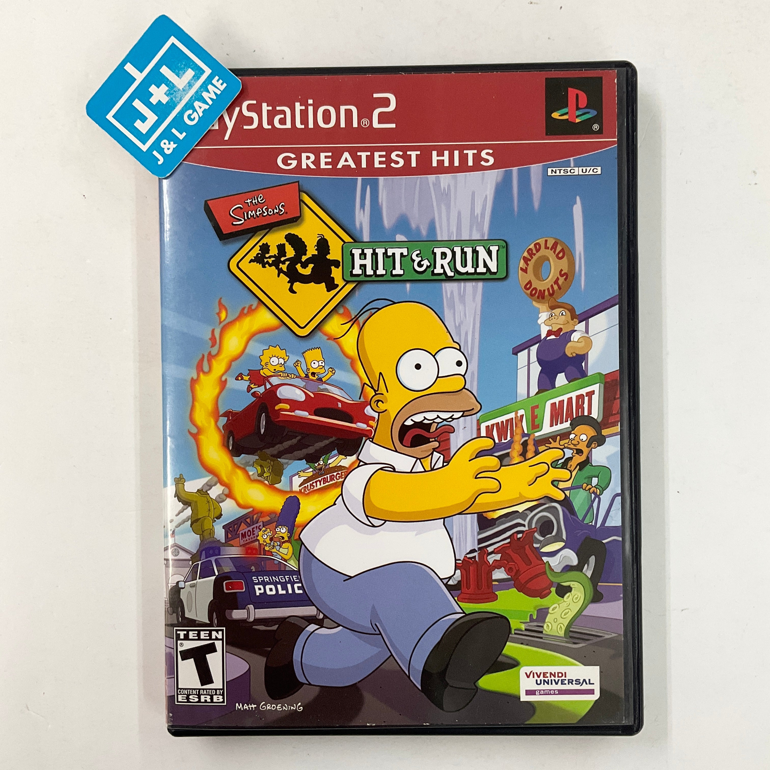 The Simpsons: Hit & Run (Greatest Hits) - (PS2) PlayStation 2 [Pre-Own ...