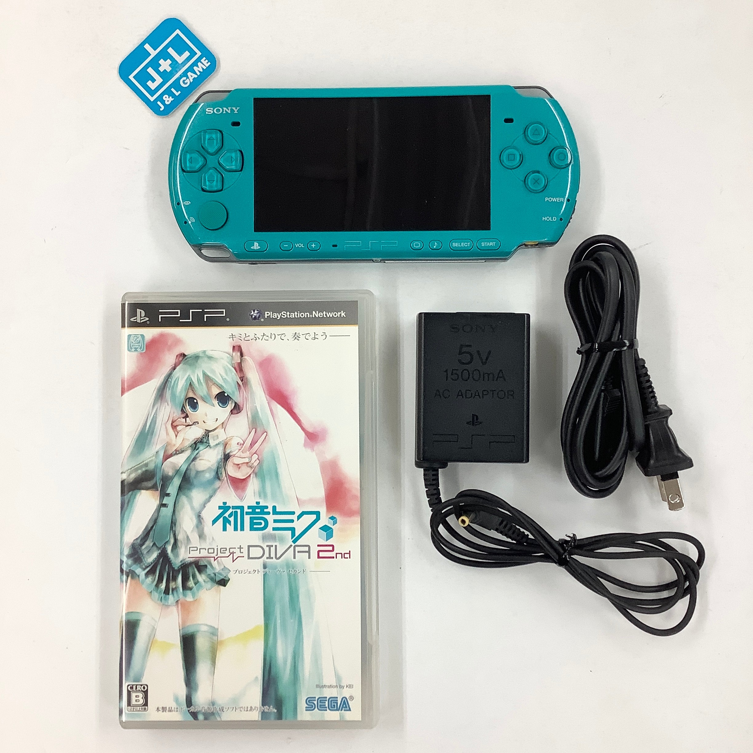 Hatsune Miku - Project DIVA 2nd Sony PSP Bundle - Sony PSP [Pre-Owned] Consoles Sega   