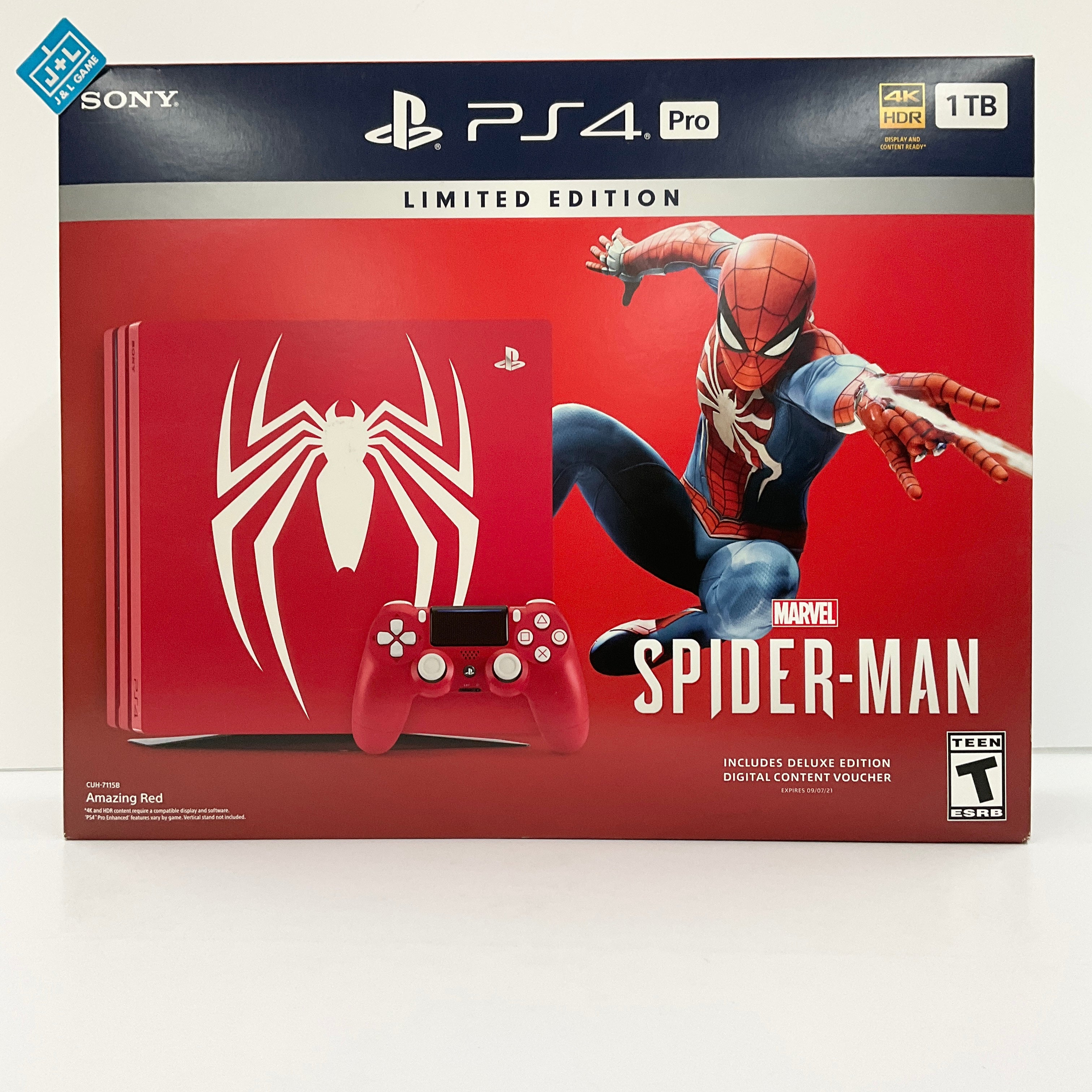 SONY PlayStation 4 Pro 1TB Limited Edition Console (Marvel's Spider-Man Bundle) - (PS4) PlayStation 4 Consoles Sony   