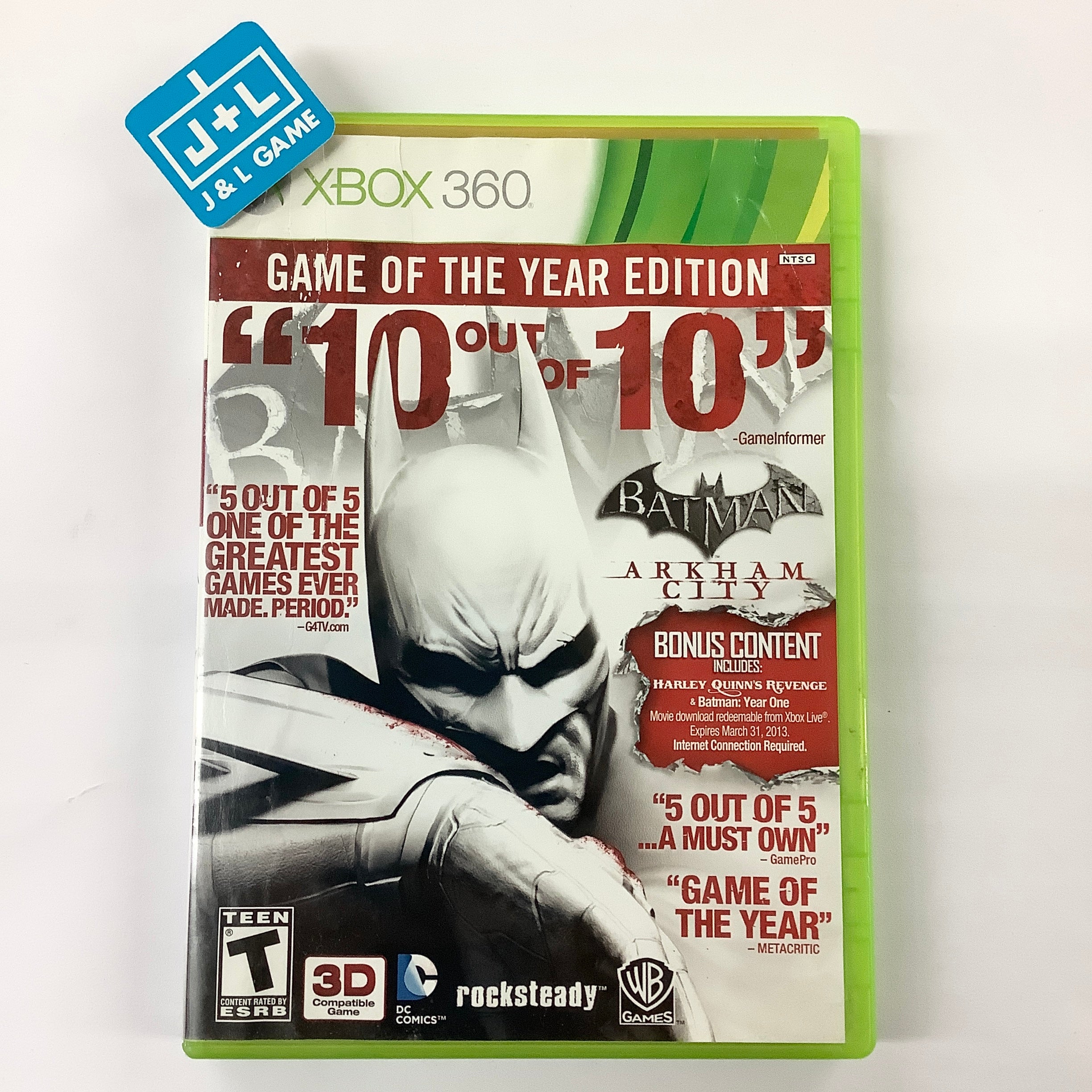 Batman: Arkham City Game of the Year Edition Xbox 360 [Pre