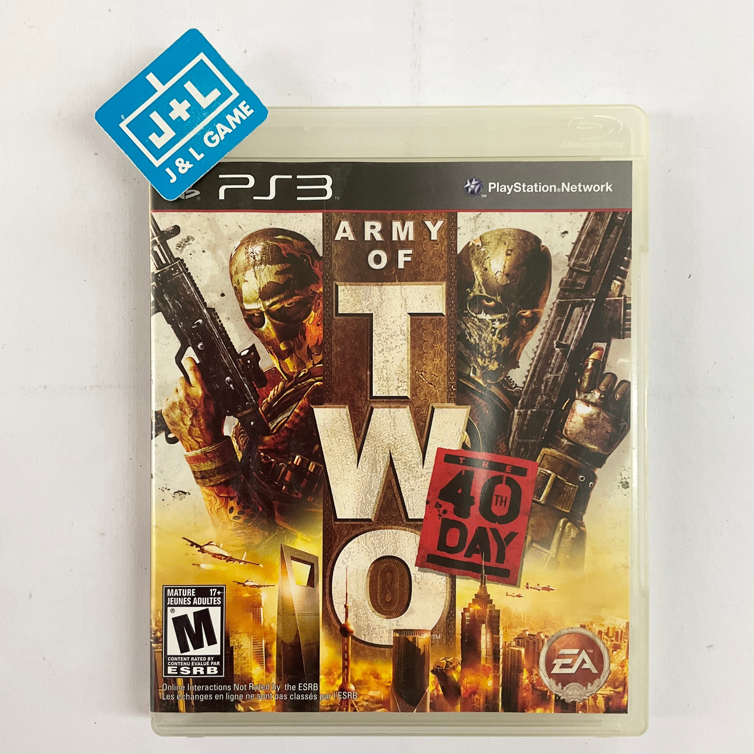 Army of Two: The 40th Day - (PS3) PlayStation 3 [Pre-Owned] | J&L Game