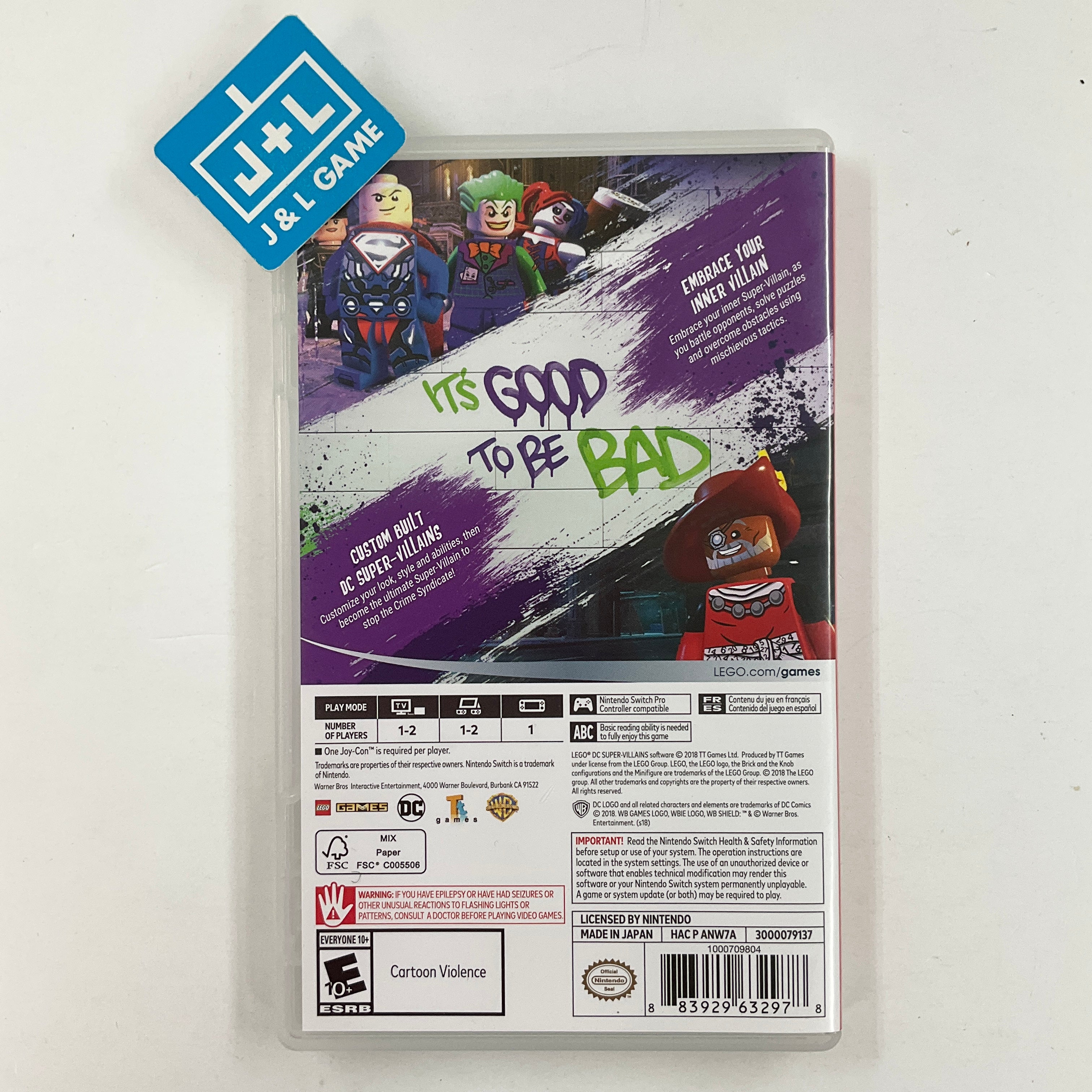 LEGO DC Super-Villains - (NSW) Nintendo Switch [Pre-Owned] Video Games Warner Bros. Interactive Entertainment   
