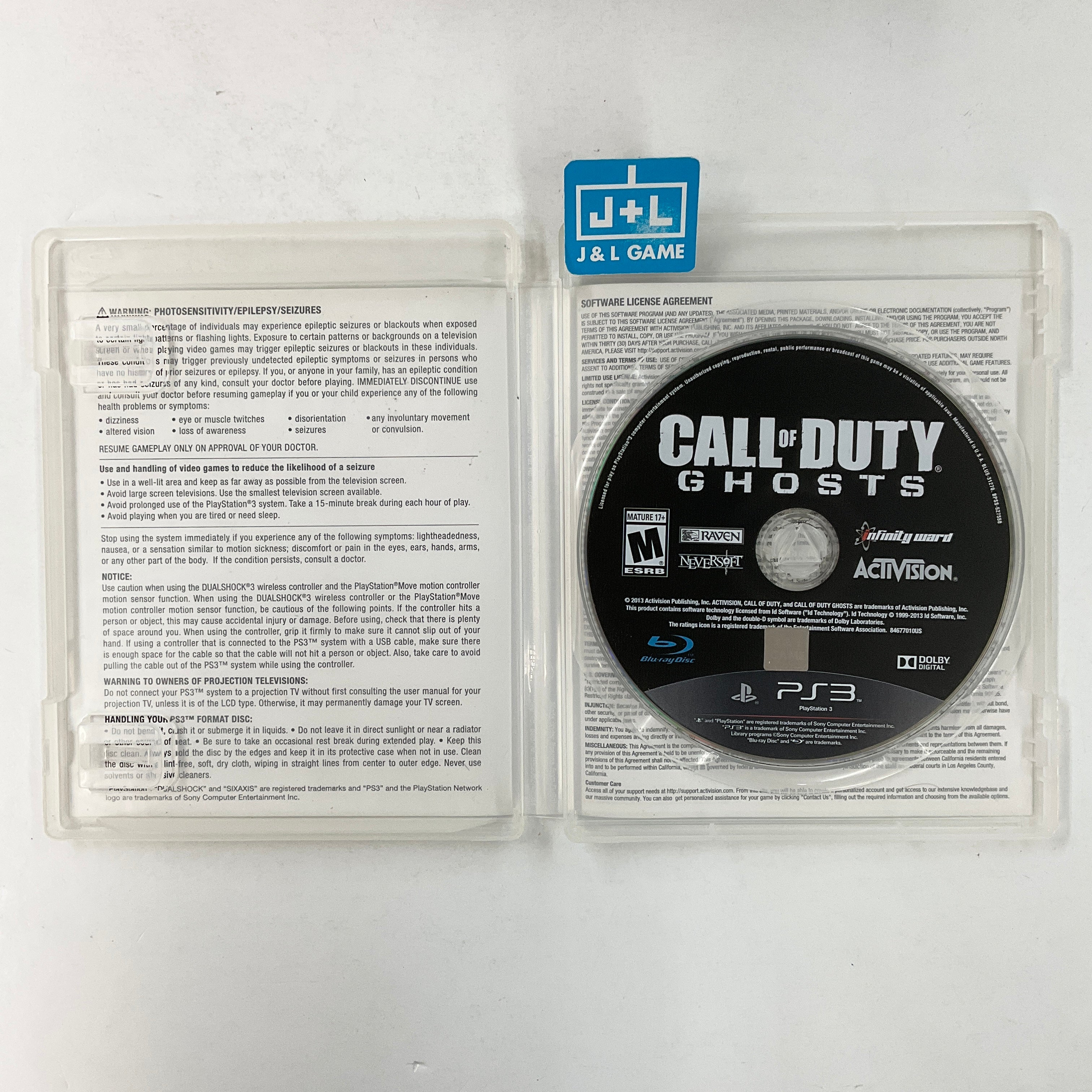 Call of Duty: Ghosts - (PS3) PlayStation 3 [Pre-Owned] Video Games Activision   