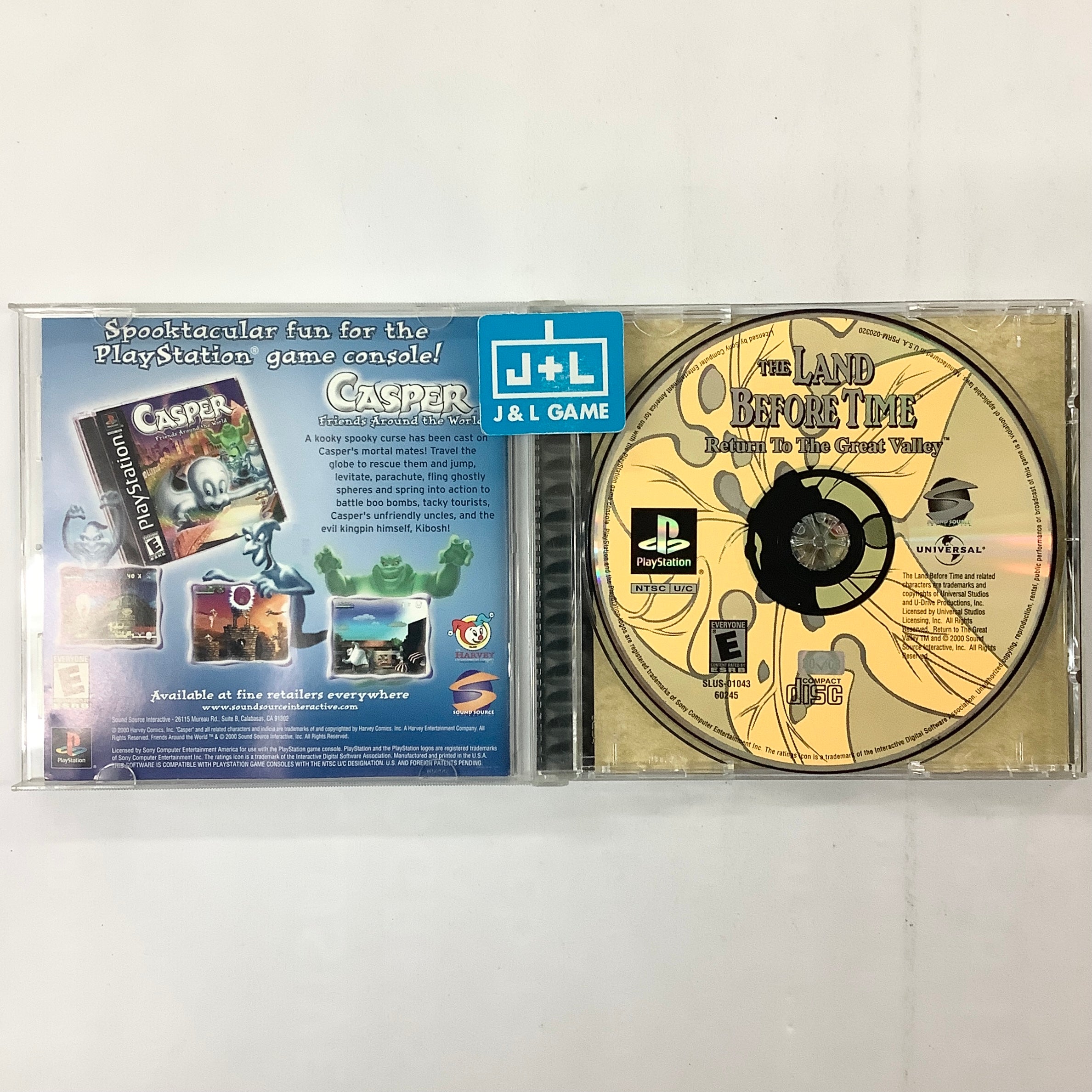 The Land Before Time: Return to the Great Valley - PlayStation 1 [Pre-Owned] Video Games Sound Source   
