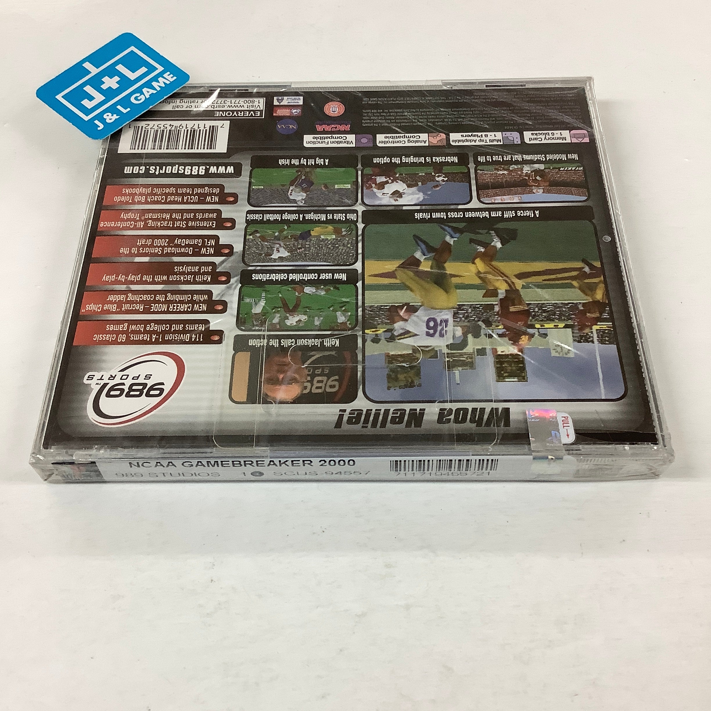 NCAA GameBreaker 2000 - (PS1) PlayStation 1 Video Games 989 Sports   