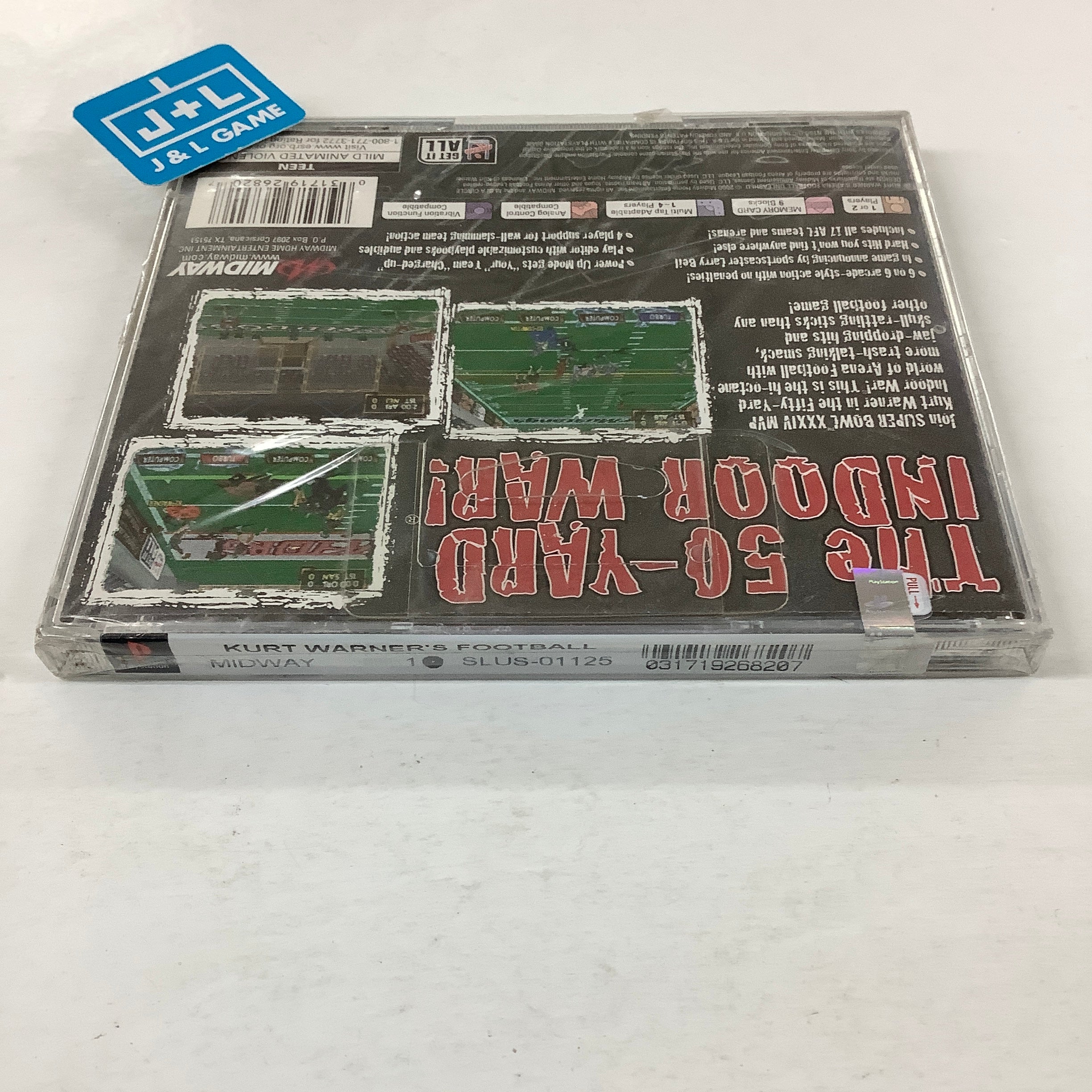 Kurt Warner's Arena Football Unleashed - (PS1) PlayStation 1 Video Games Midway   