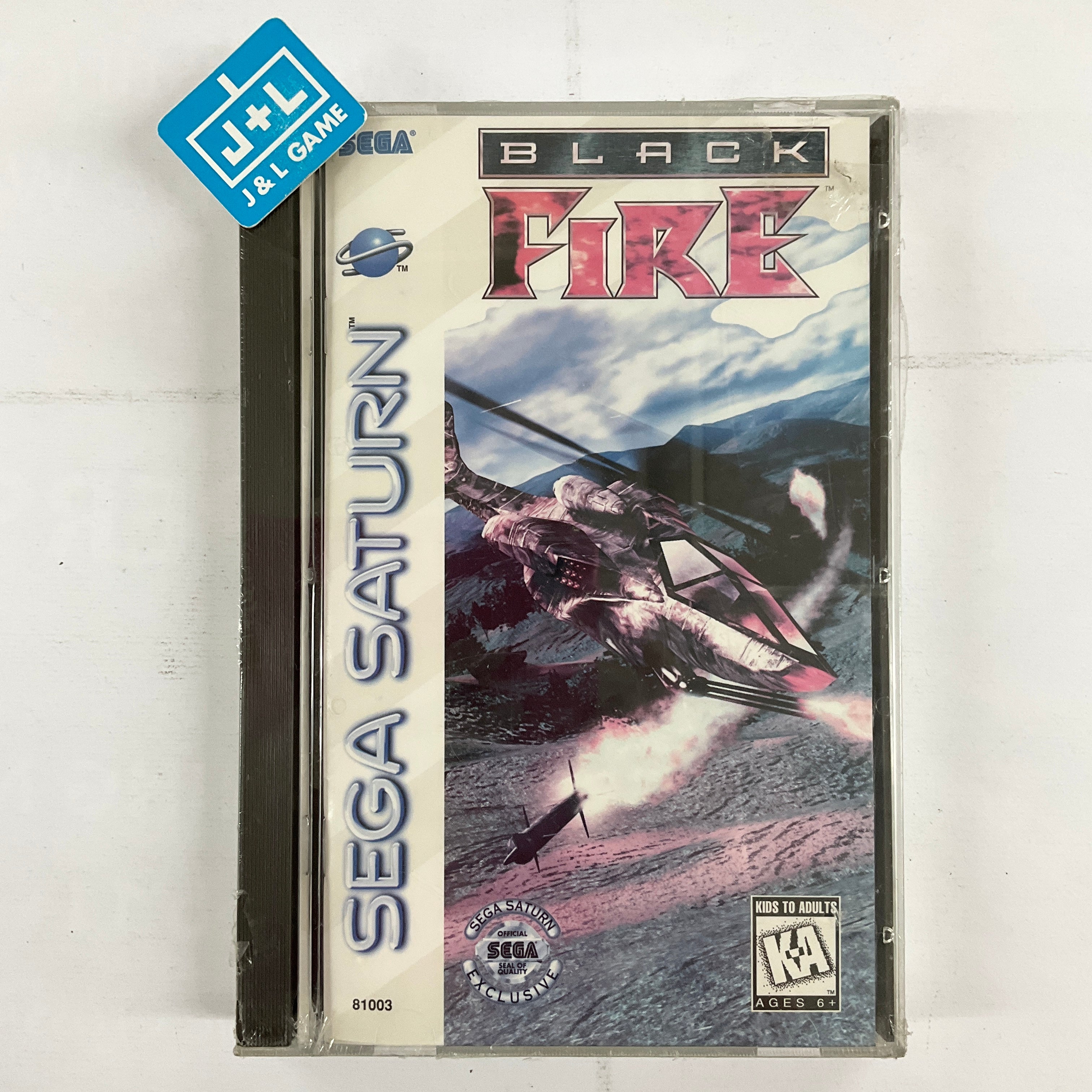 Black Fire - (SS) SEGA Saturn Video Games Sega   