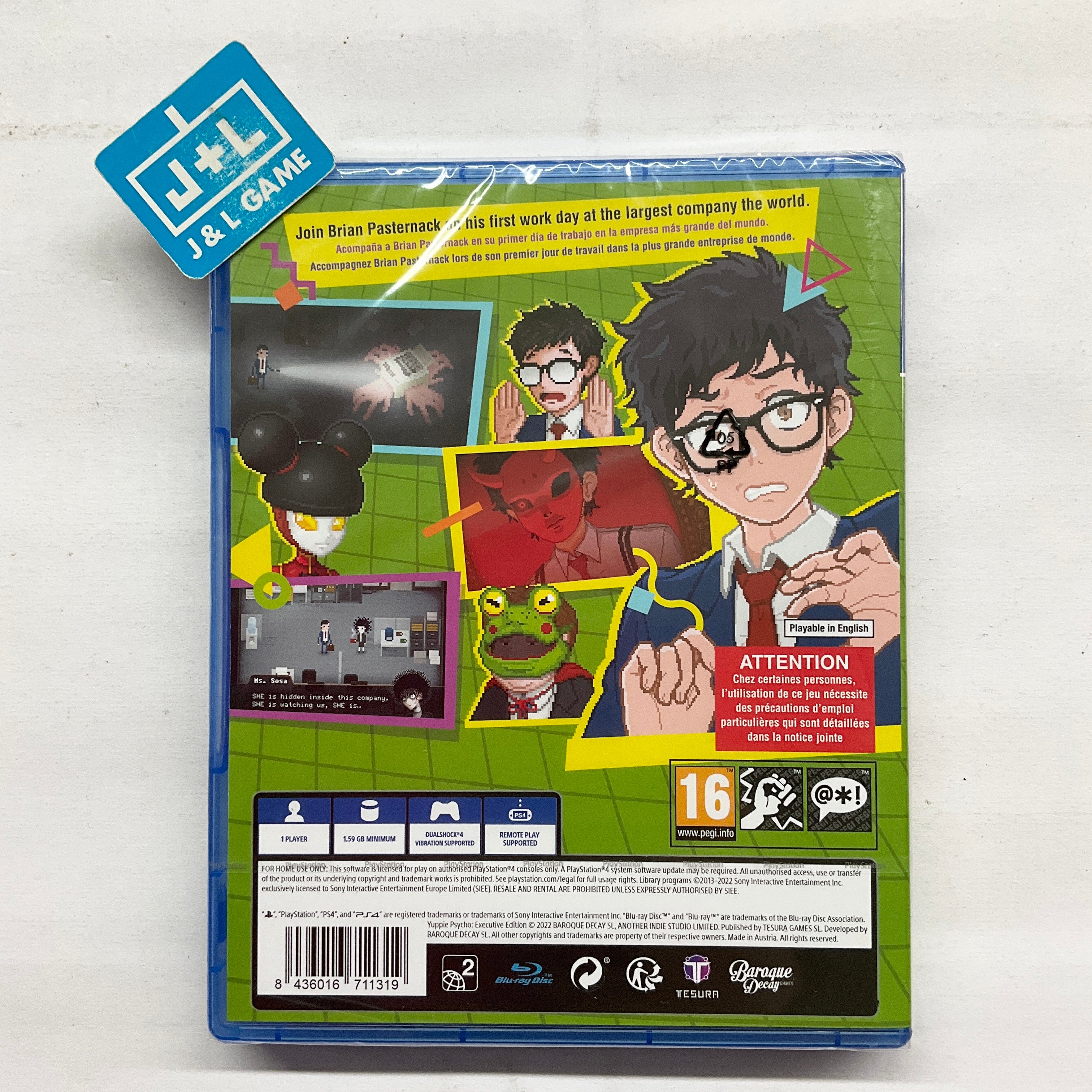 Yuppie Psycho: Executive Edition - (PS4) PlayStation 4 (European Import) Video Games PQube   