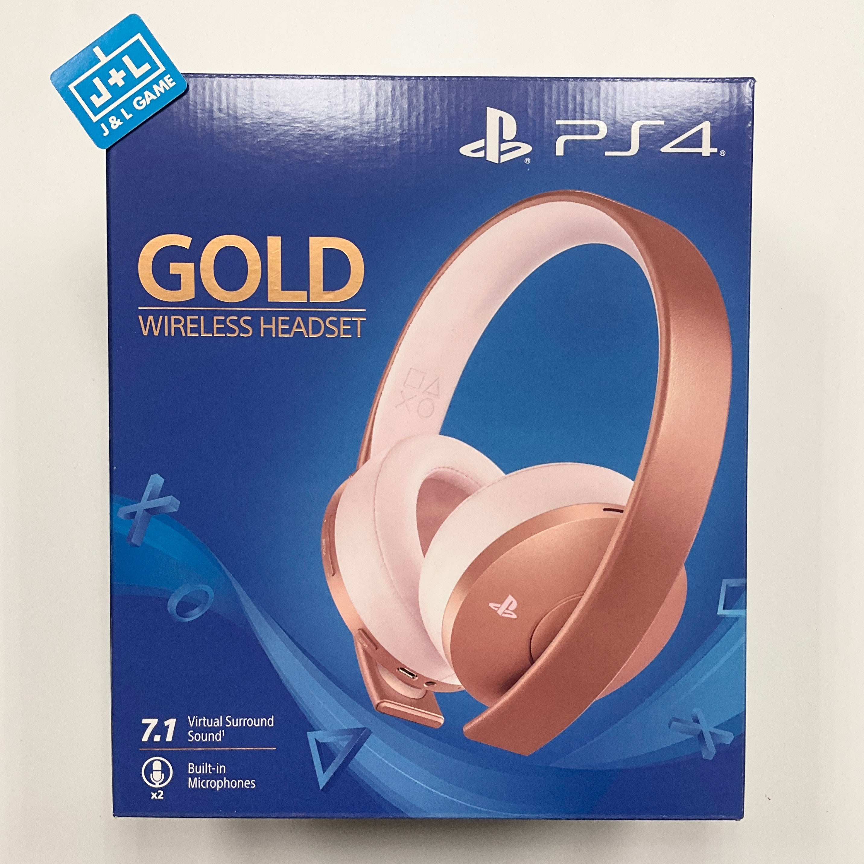 PlayStation Gold Wireless Headset (Rose Gold) - (PS4) PlayStation 4 ( European Import ) Accessories Playstation