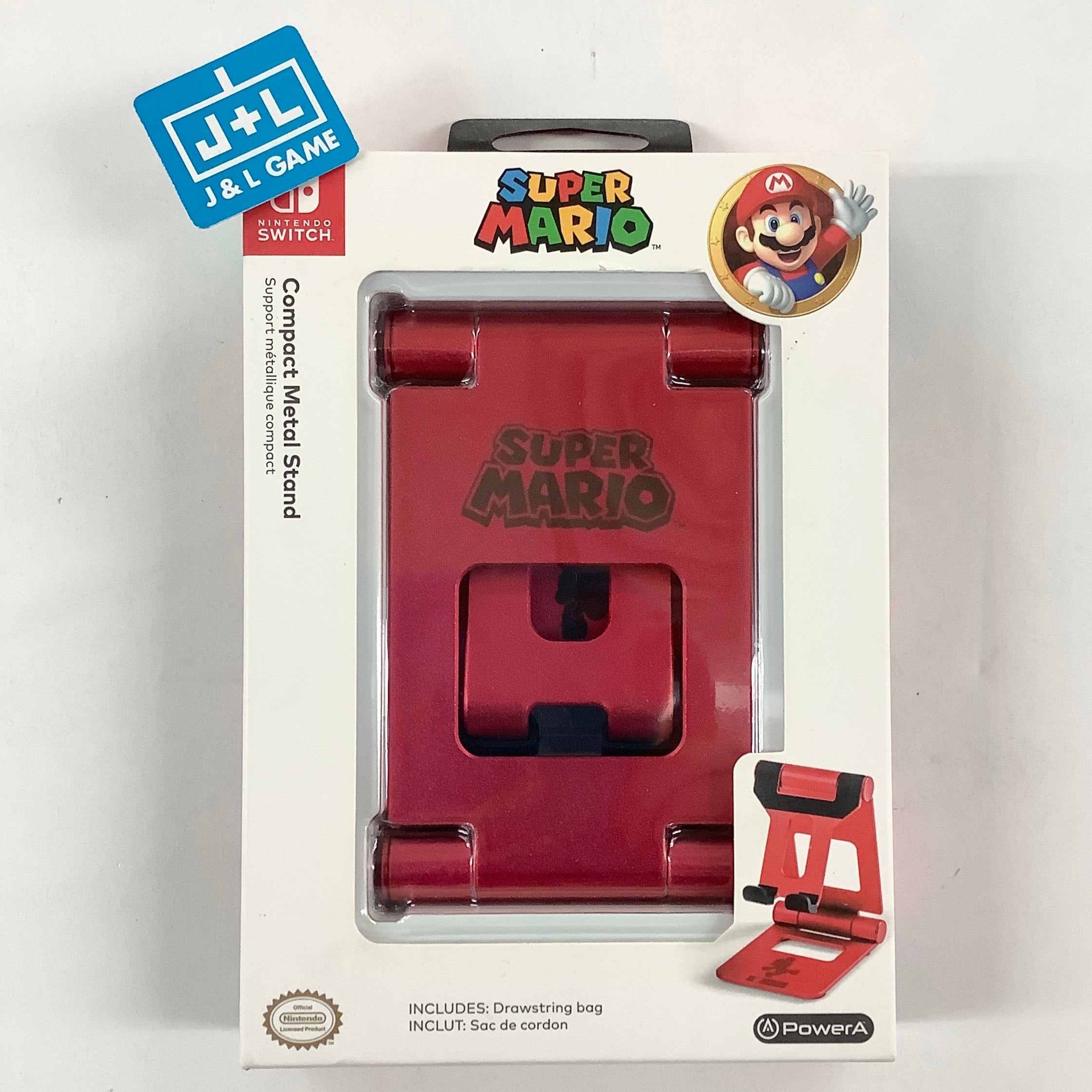 PowerA Compact Metal Stand (Super Mario) - (NSW) Nintendo Switch Accessories PowerA