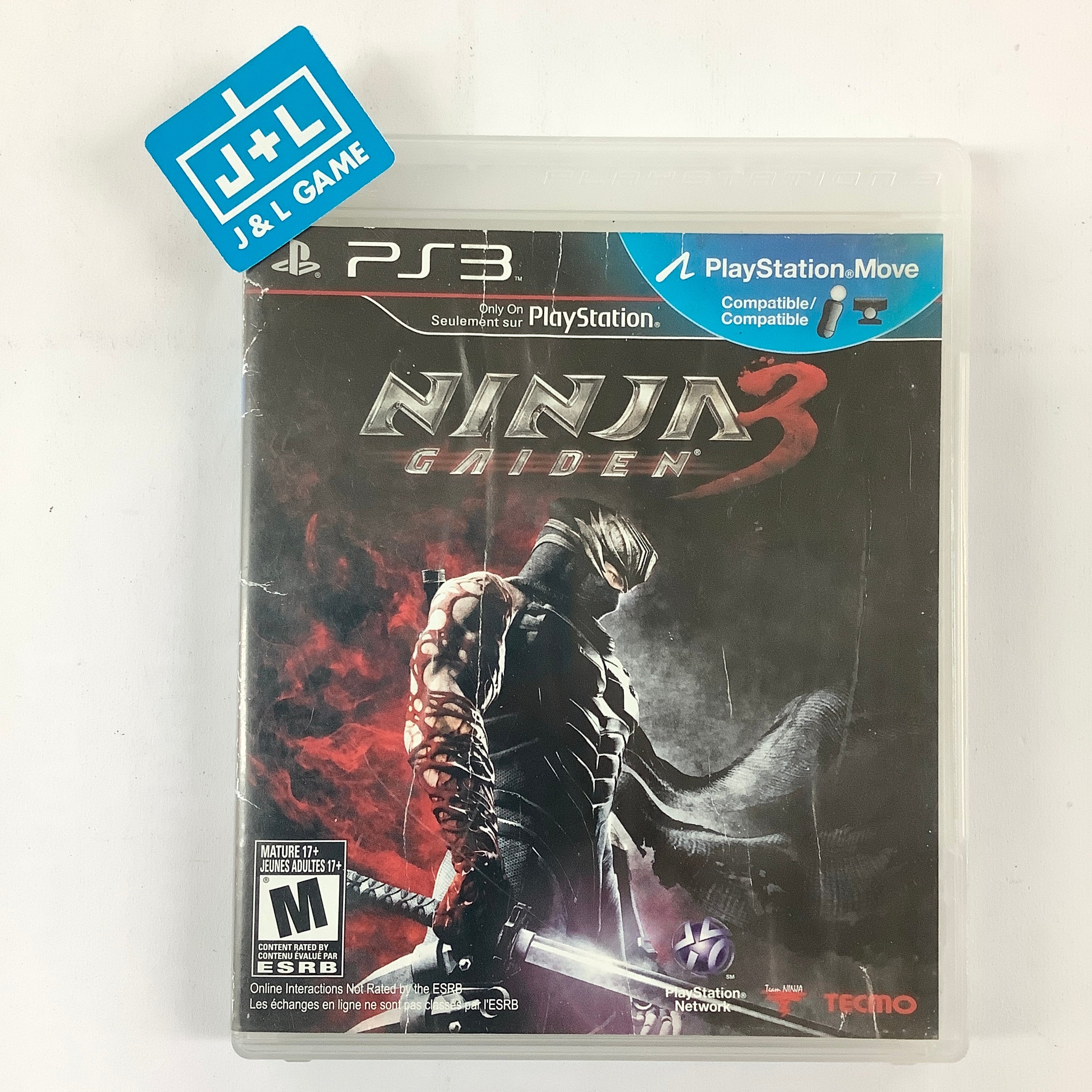 Ninja Gaiden 3 - (PS3) PlayStation 3 [Pre-Owned] | J&L Game