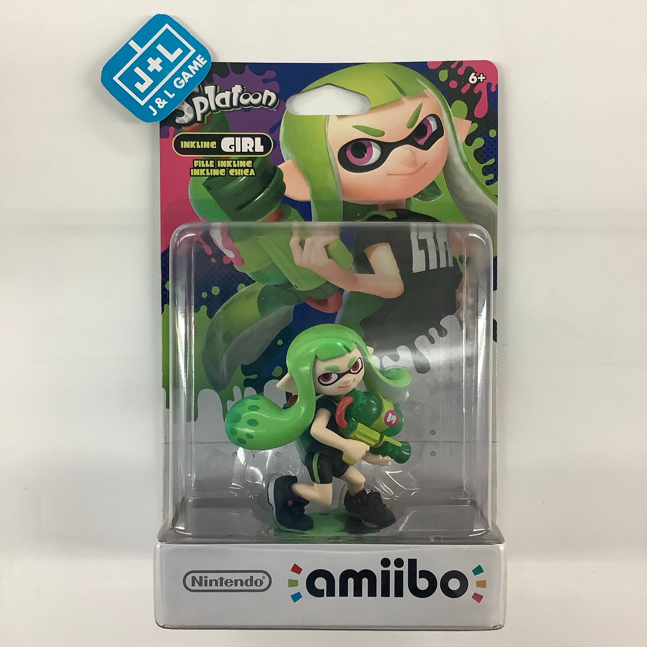 Inkling Girl (Lime Green) (Splatoon series) - Nintendo WiiU Amiibo Amiibo Nintendo   