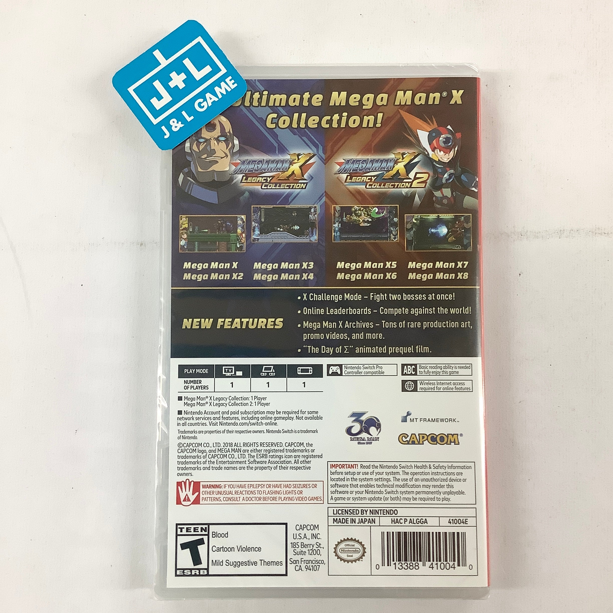 Mega Man X Legacy Collection 1+2 - (NSW) Nintendo Switch Video Games Capcom   