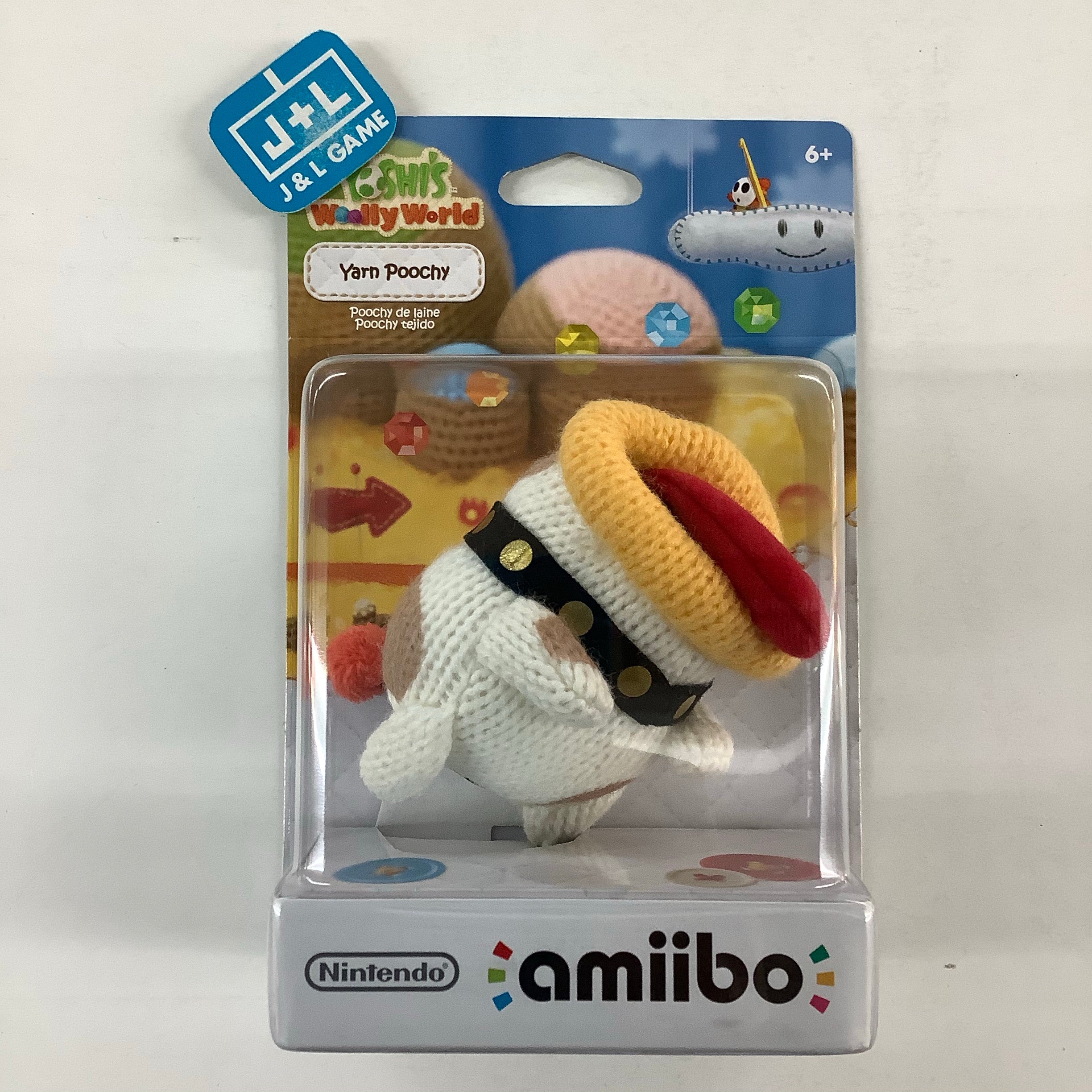 Poochy (Yoshi's Woolly World) - Nintendo 3DS Amiibo Amiibo Nintendo   