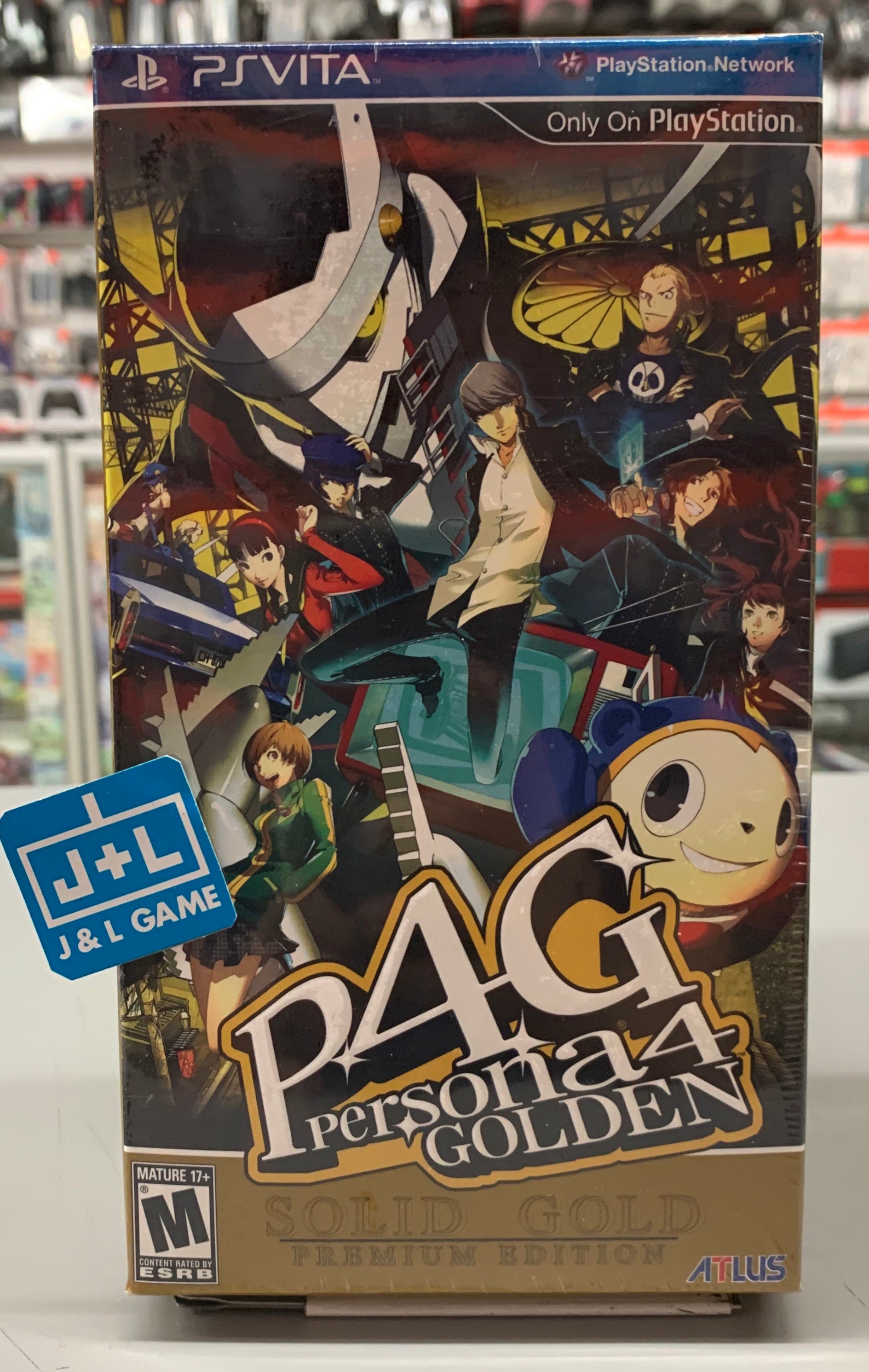 Persona 4 Golden: Solid Gold Premium Edition - PlayStation Vita Video Games J&L Game   