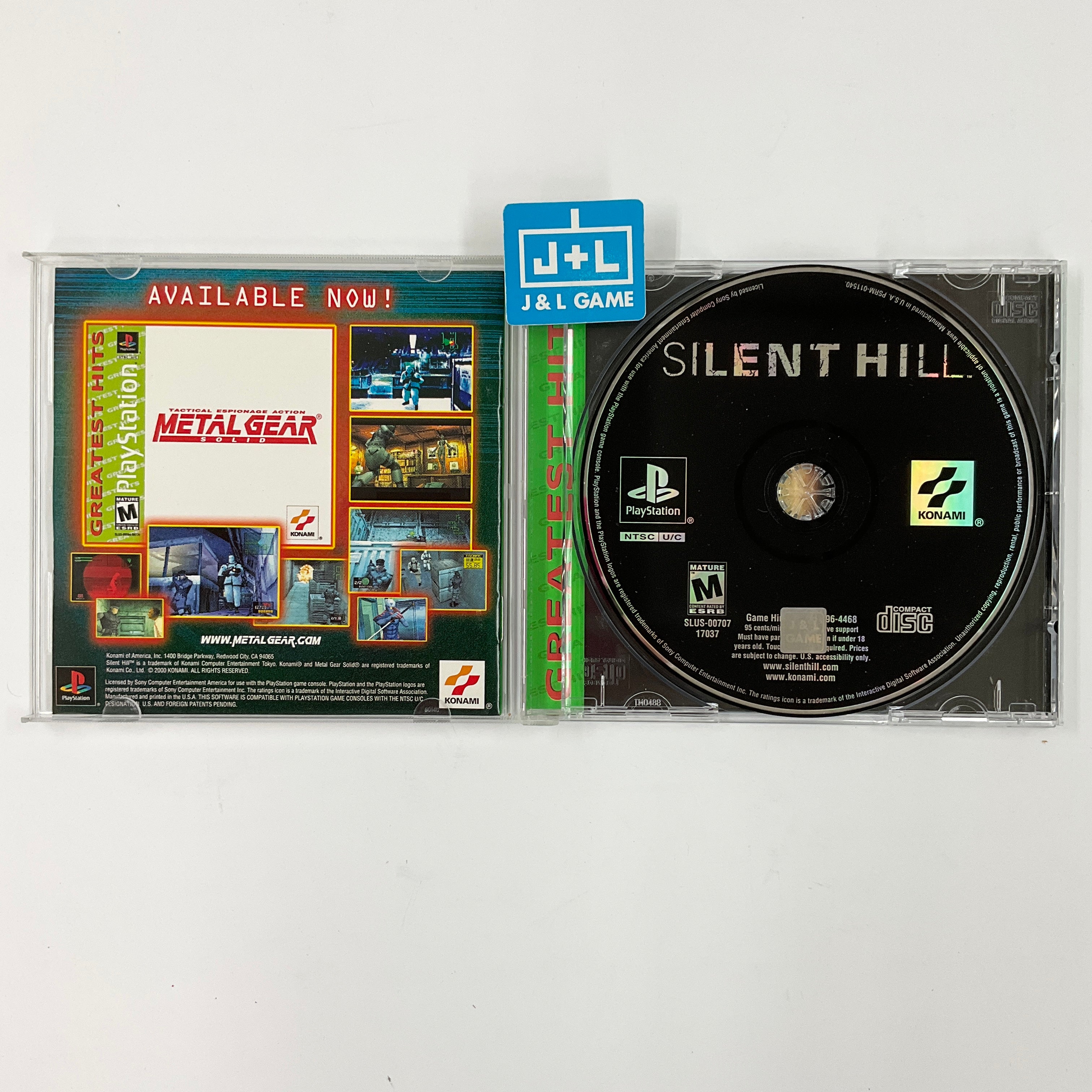 Silent Hill (Greatest Hits) - (PS1) PlayStation 1 [Pre-Owned] Video Games Konami   