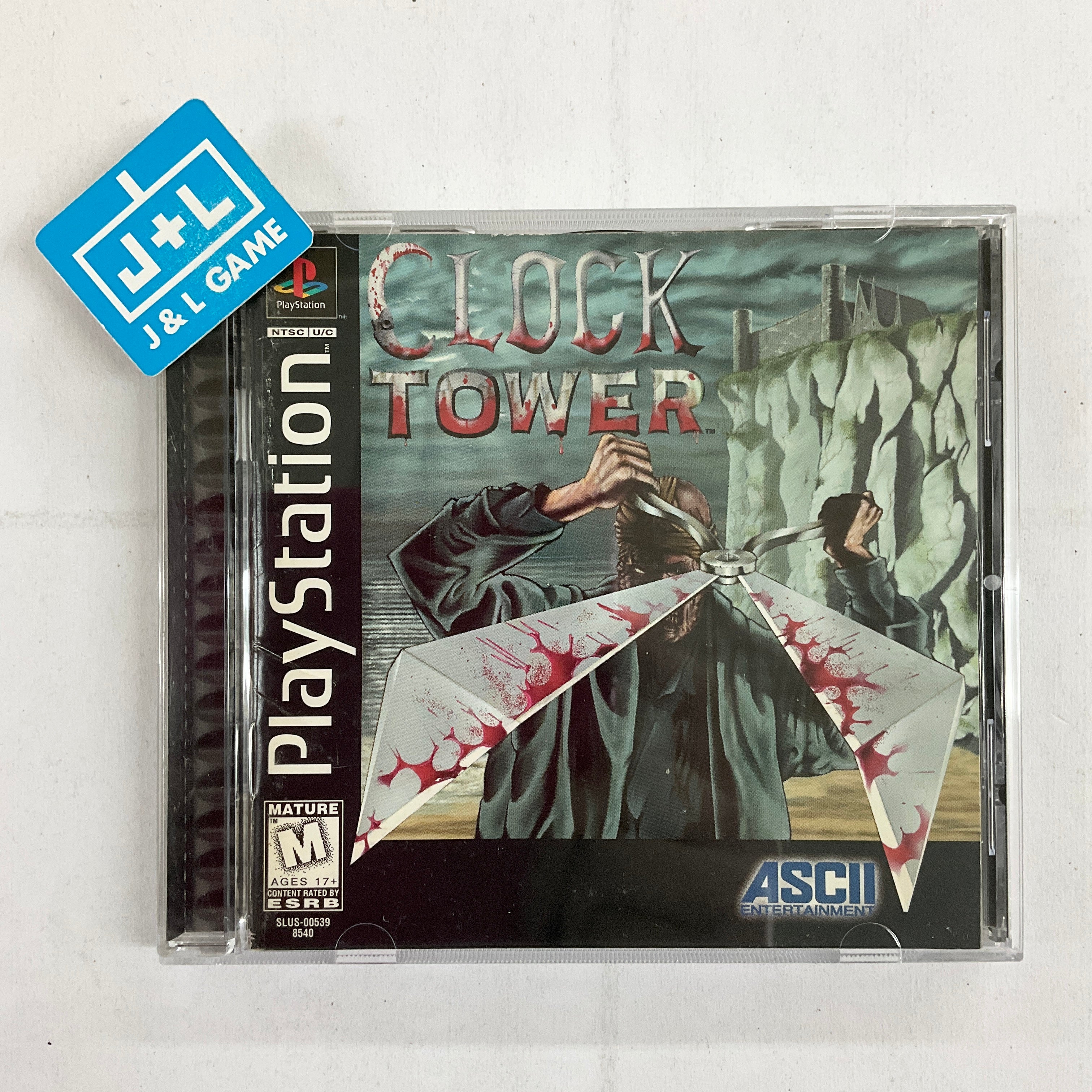 Clock Tower (PS1) PlayStation 1 [PreOwned] J&L Game