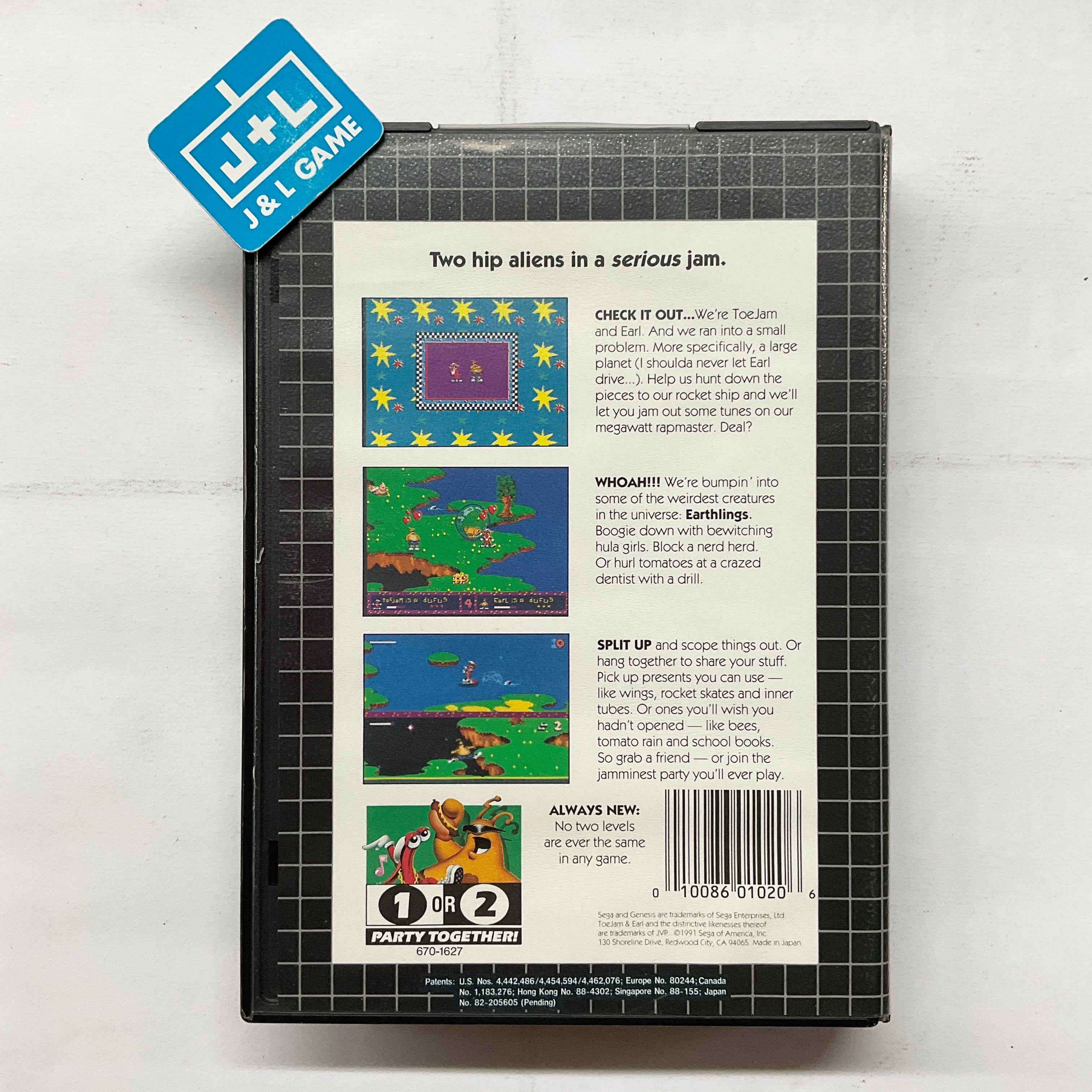 ToeJam & Earl - (SG) SEGA Genesis [Pre-Owned] Video Games Sega   