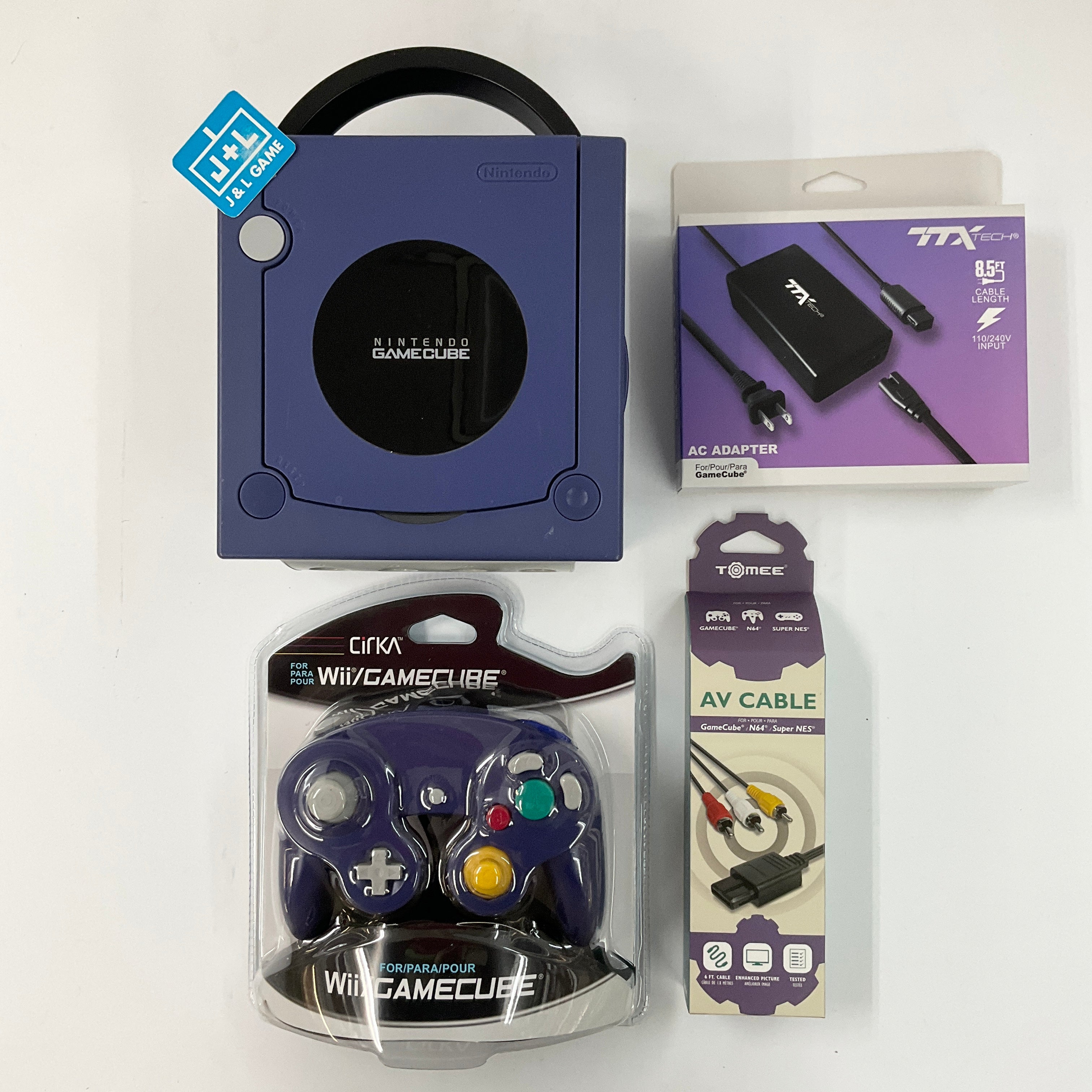 Nintendo Gamecube Console (Indigo) (GC) GameCube [Pre-Owned