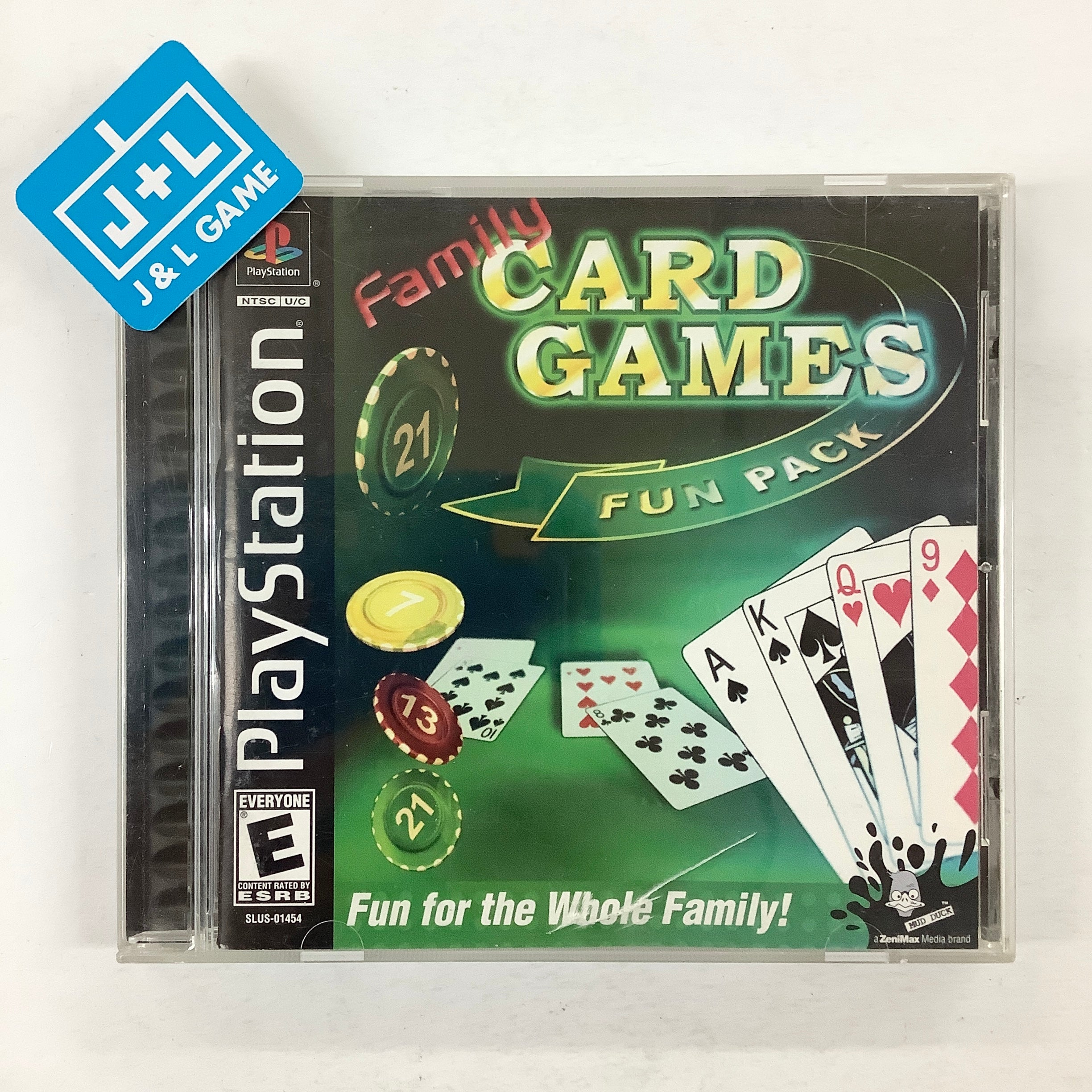 Family Card Games Fun Pack - (PS1) PlayStation 1 [Pre-Owned] Video Games Mud Duck Productions   