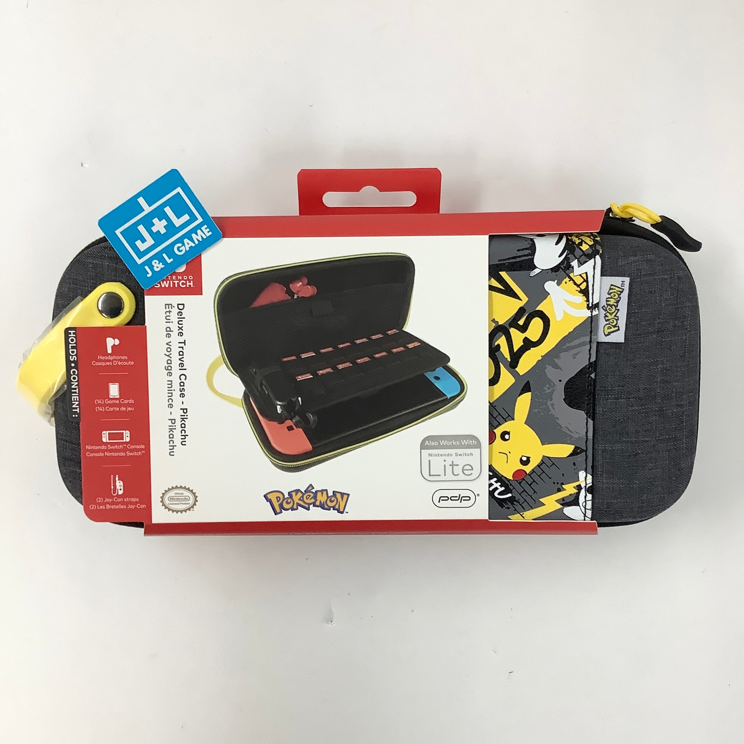 PDP Deluxe Travel Case (Pikachu) - (NSW) Nintendo Switch Accessories PDP