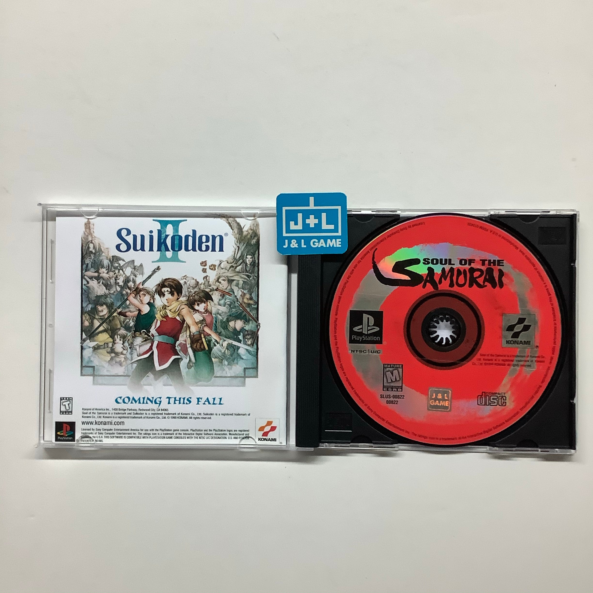Soul of the Samurai - (PS1) PlayStation 1 [Pre-Owned] Video Games Konami   