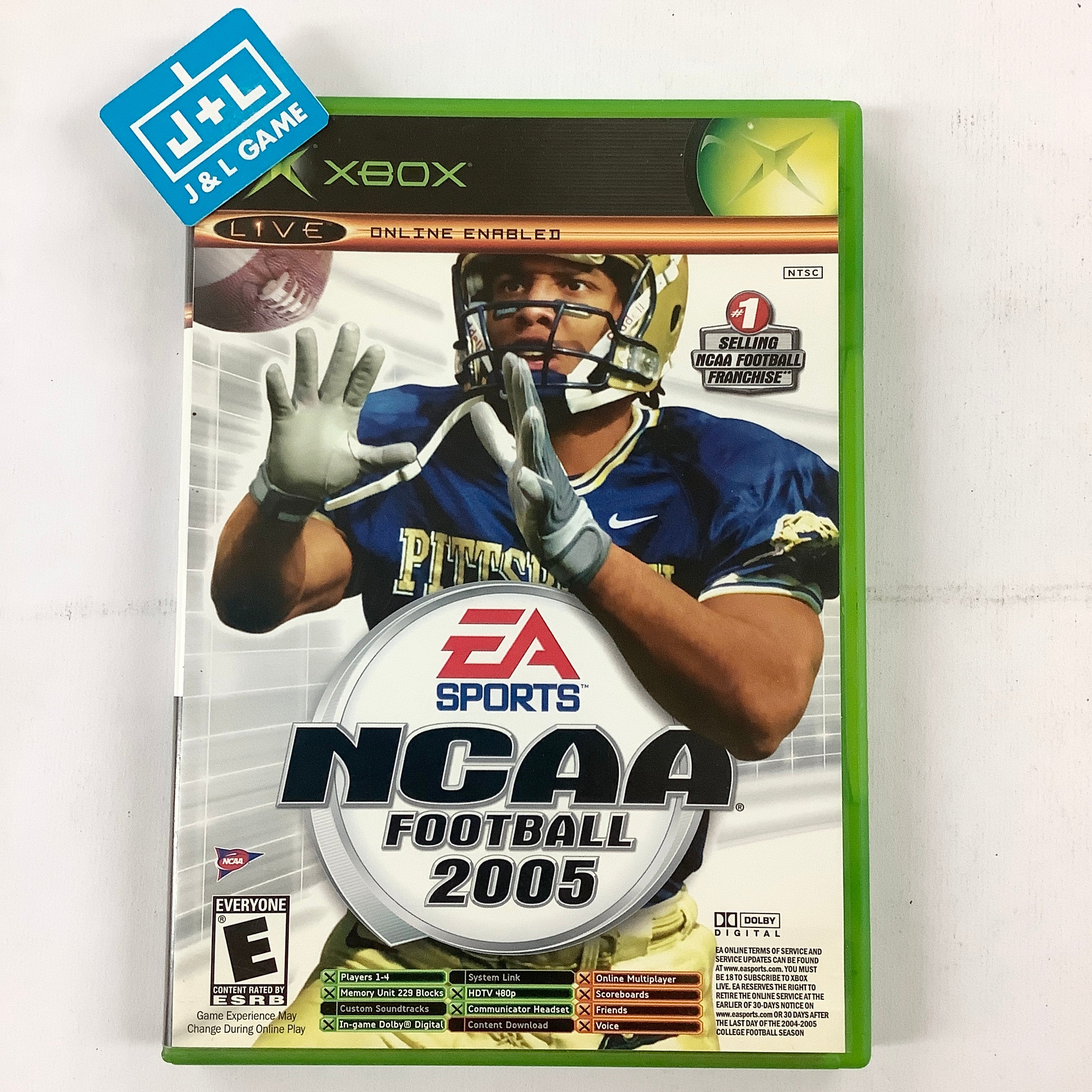 NCAA Football 2005/Topspin Combo - (XB) Xbox [Pre-Owned] Video Games Microsoft Game Studios   