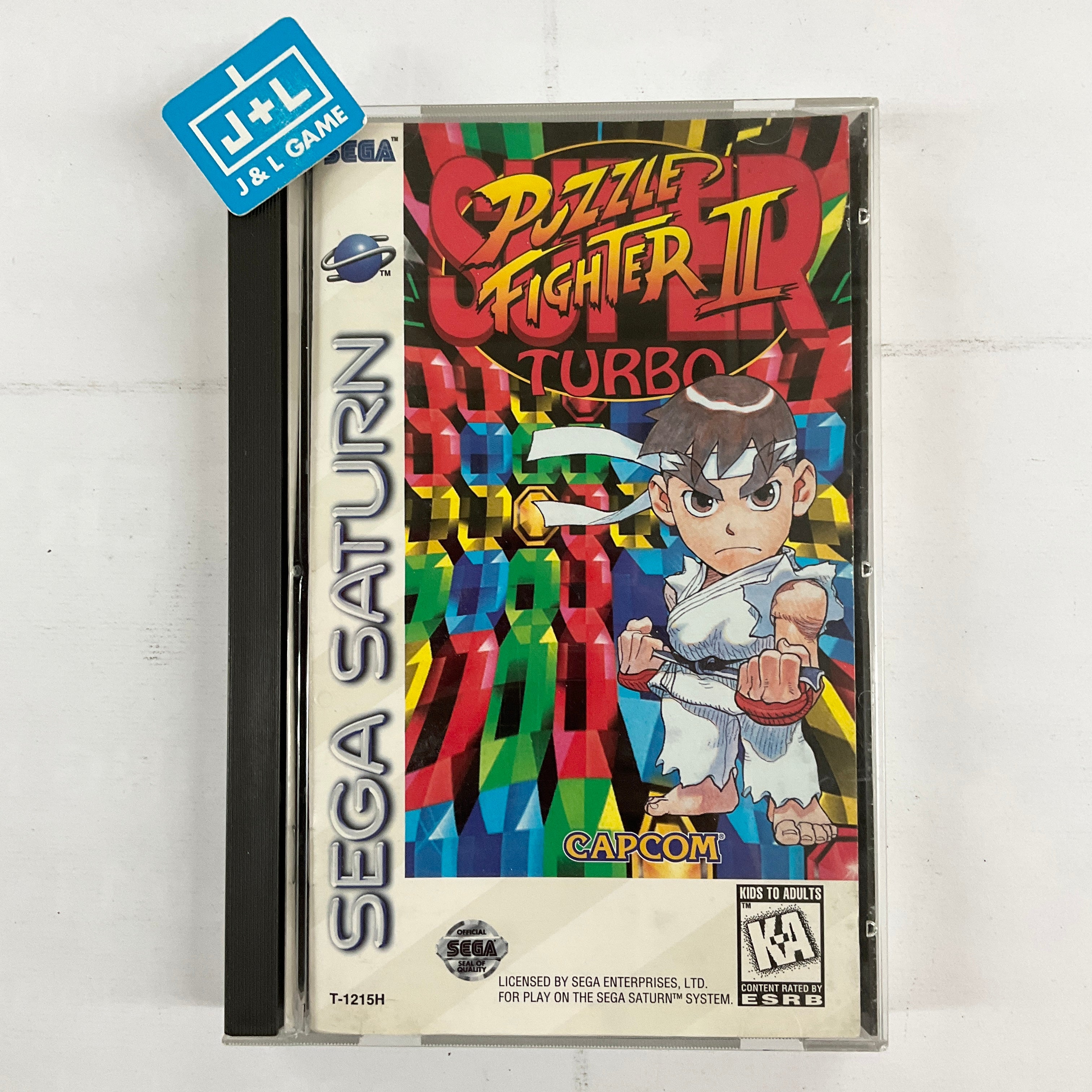 Super Puzzle Fighter II Turbo - (SS) SEGA Saturn [Pre-Owned] Video Games Capcom   