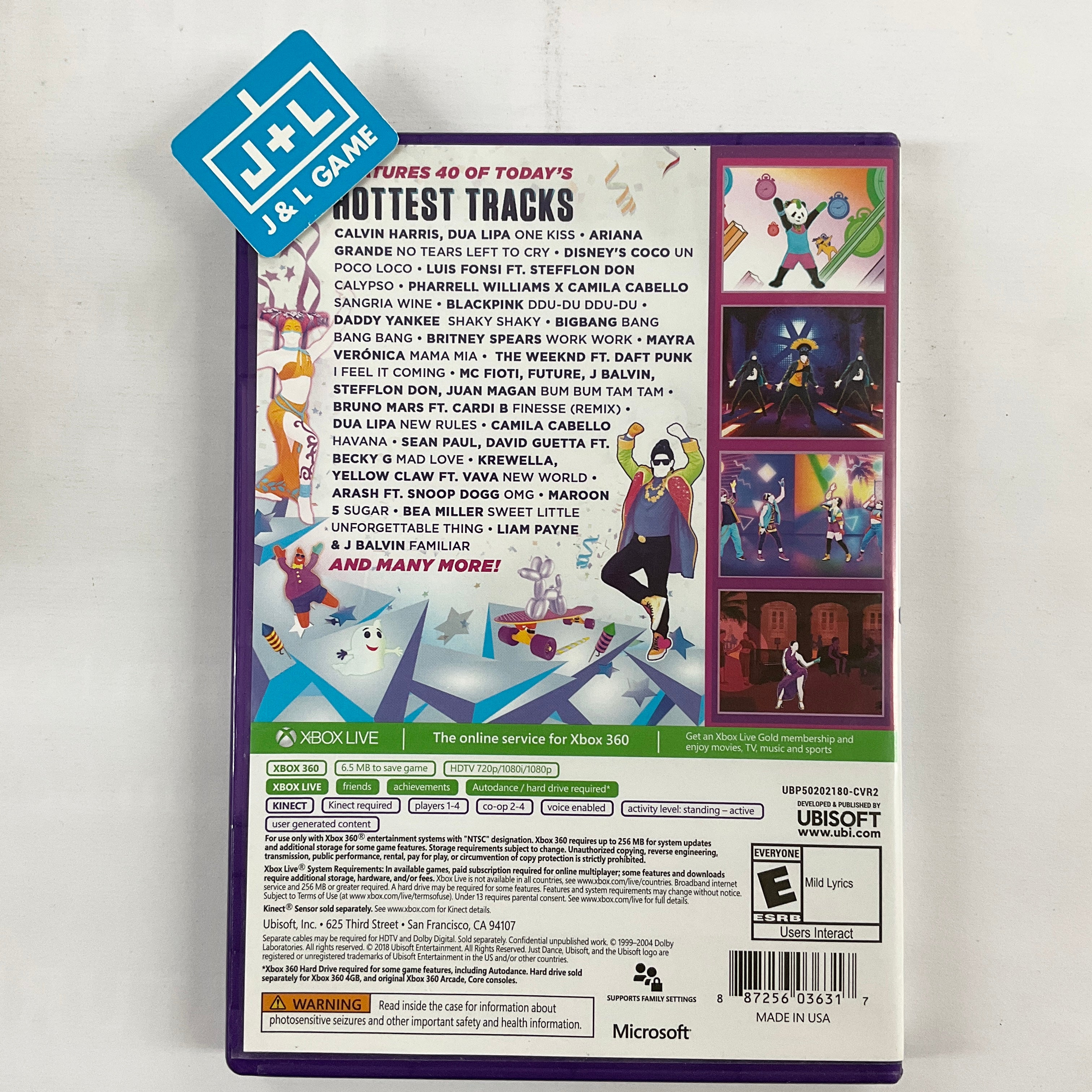 Just Dance 2019 (Kinect Required) - Xbox 360 [Pre-Owned] Video Games Ubisoft   