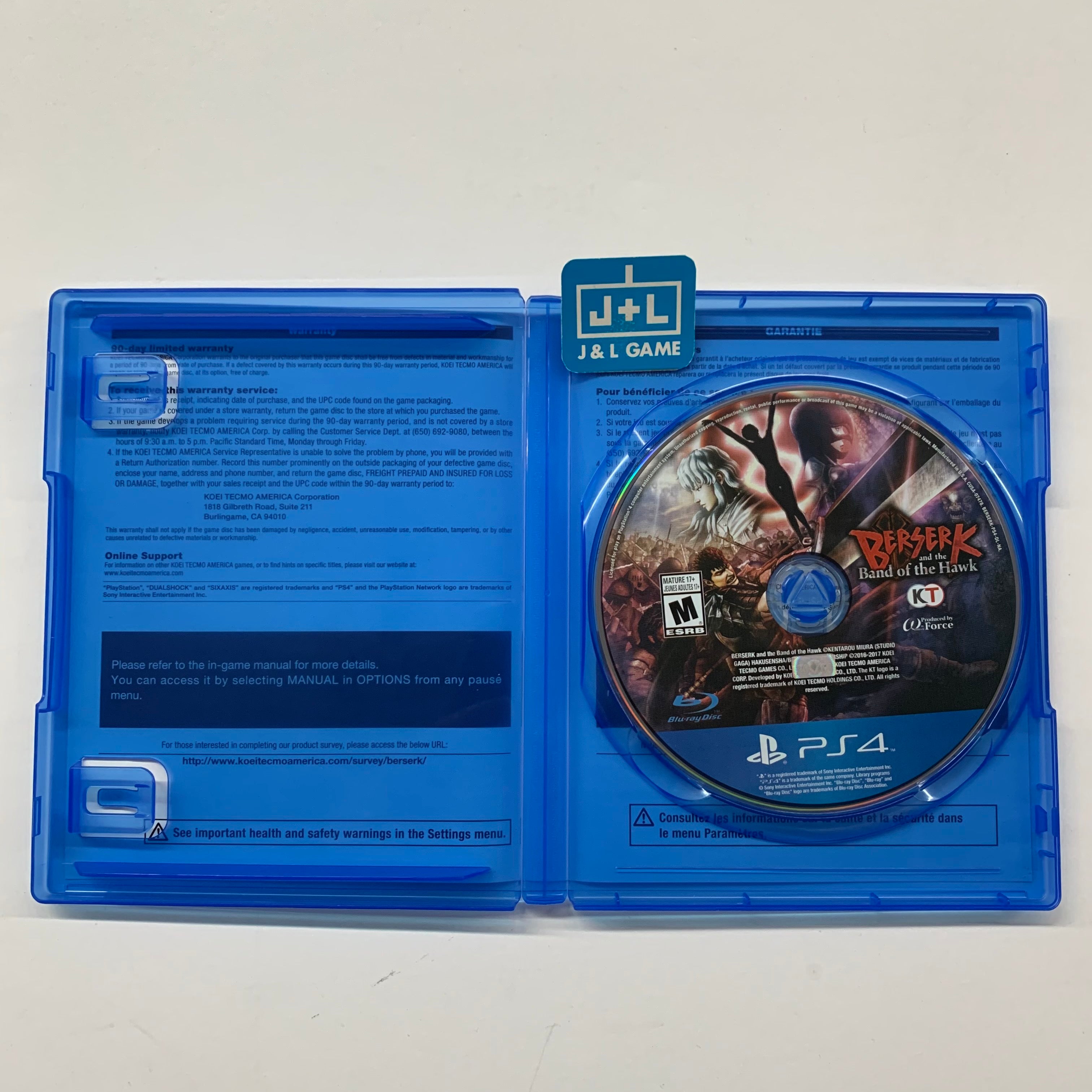 Berserk and the Band of the Hawk - (PS4) PlayStation 4 [Pre-Owned] Video Games Koei Tecmo Games   
