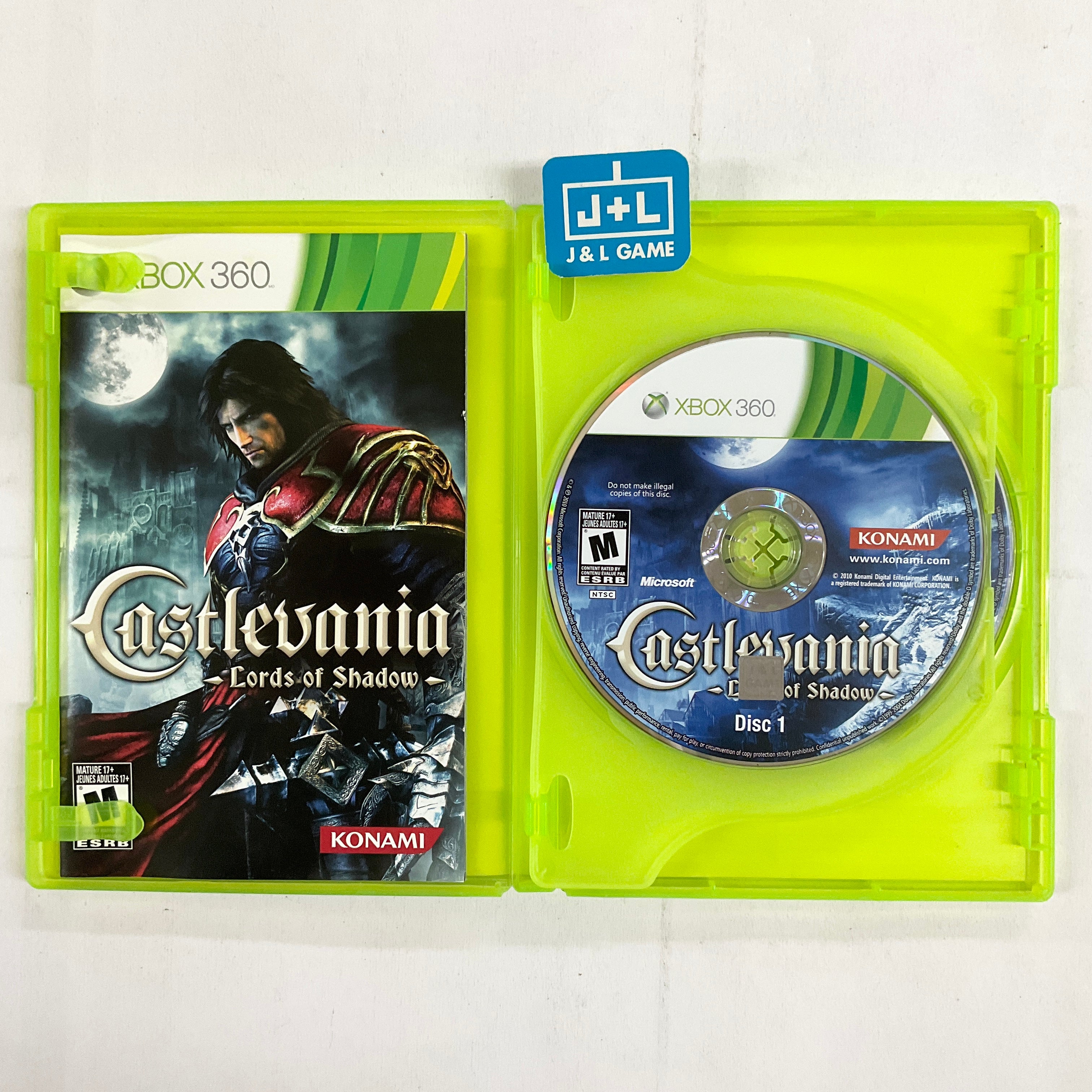 Castlevania: Lords of Shadow - Xbox 360 [Pre-Owned] Video Games Konami   