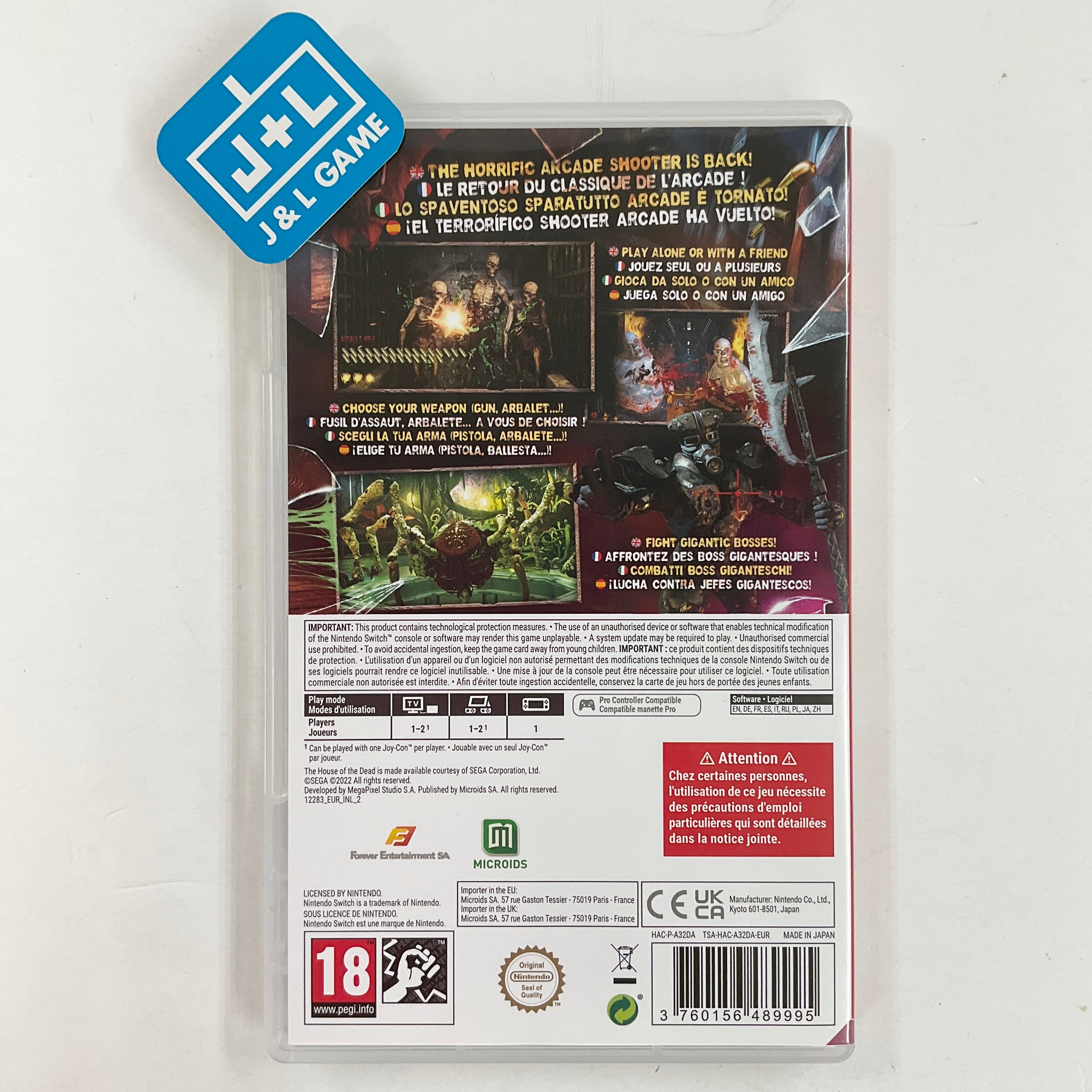 The House of the Dead: Remake (Limidead Edition) - (NSW) Nintendo Switch (European Import) [UNBOXING] Video Games Microids   