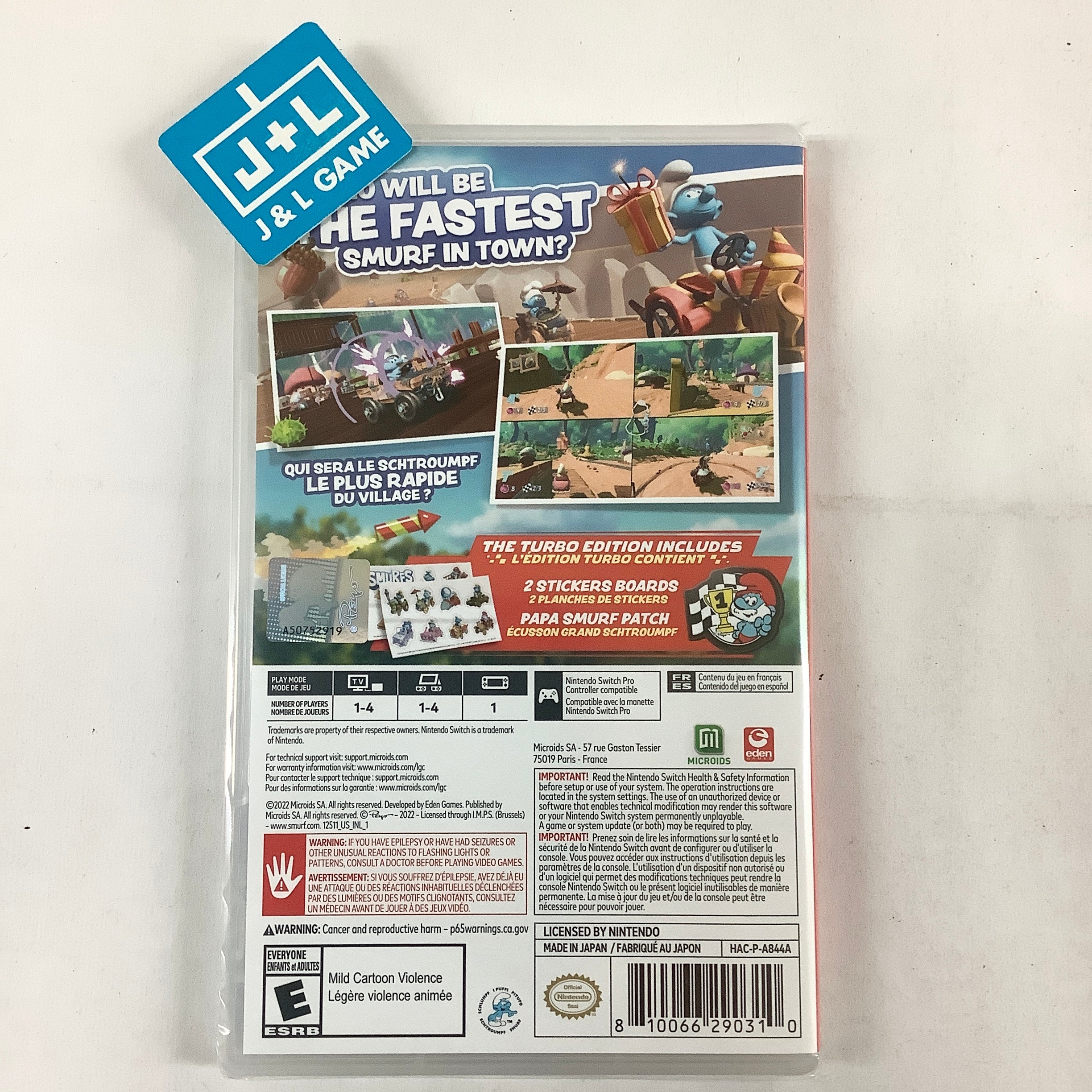 Smurfs Kart (Turbo Edition) - (NSW) Nintendo Switch Video Games Microids   