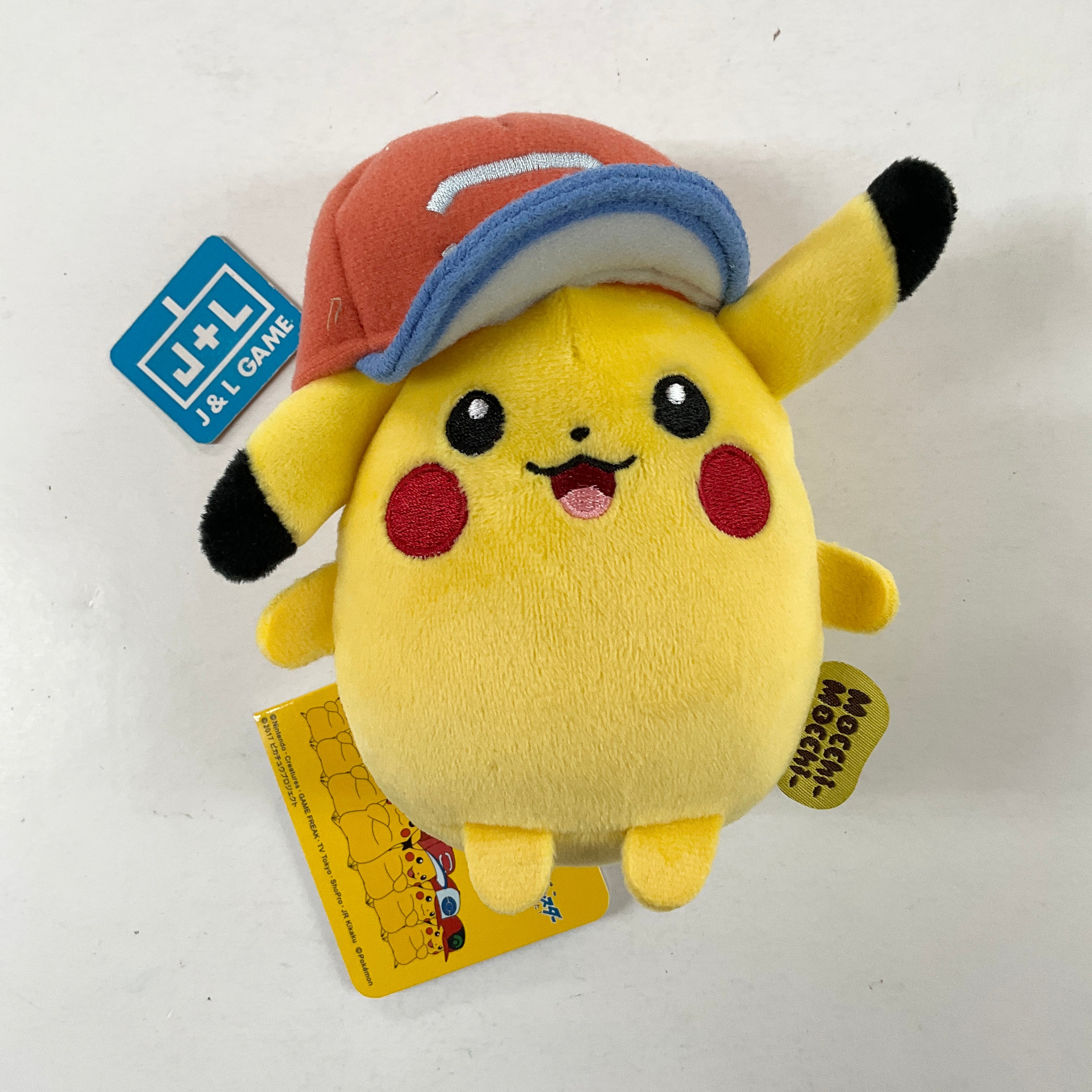 Pokémon Mocchi-Mocchi Pikachu Plush (Alola Cap) (Japanese Import) - Toy Toy TAKARA TOMY A.R.T.S