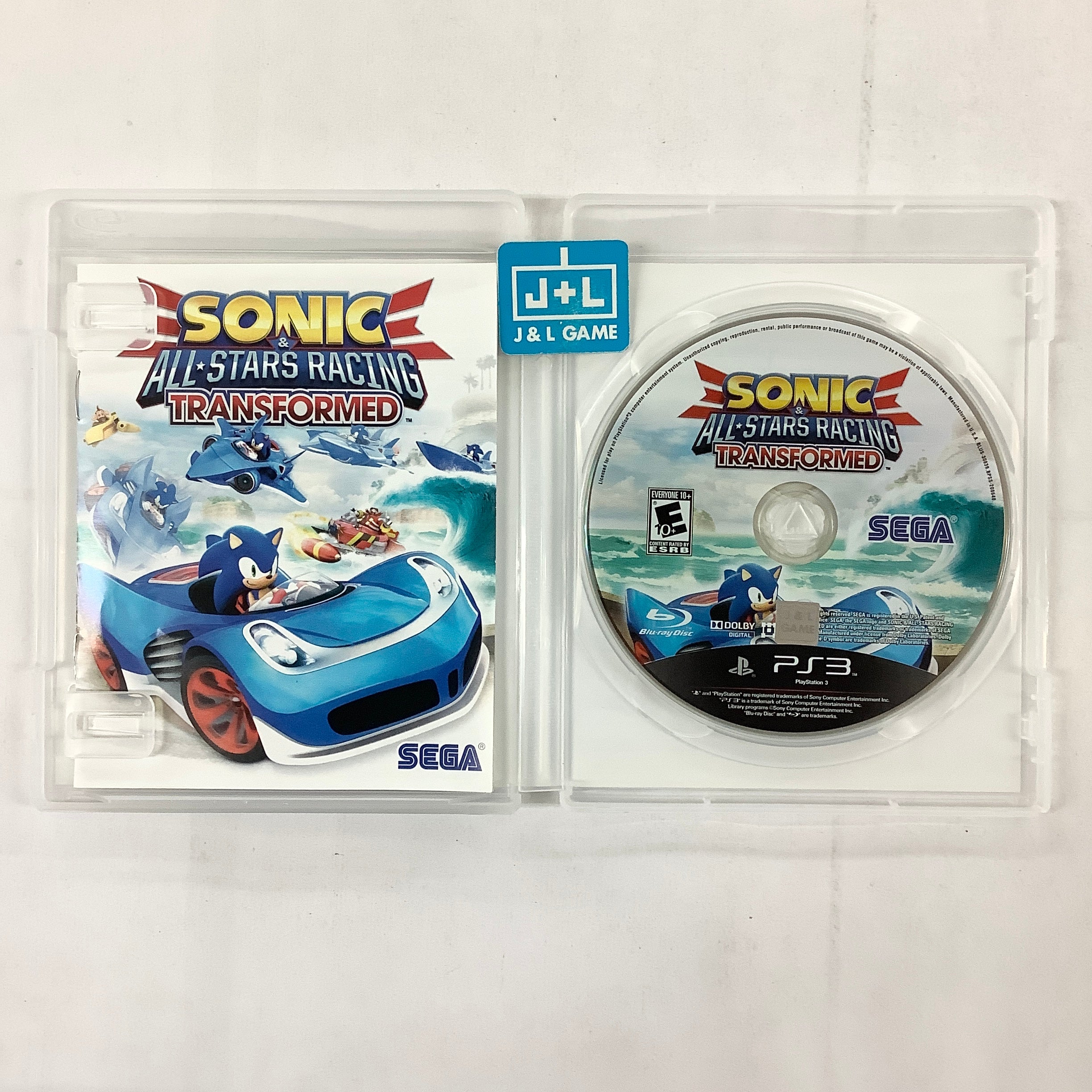 Sonic & All-Stars Racing Transformed (Bonus Edition) - (PS3) PlayStation 3 [Pre-Owned] Video Games Sega   