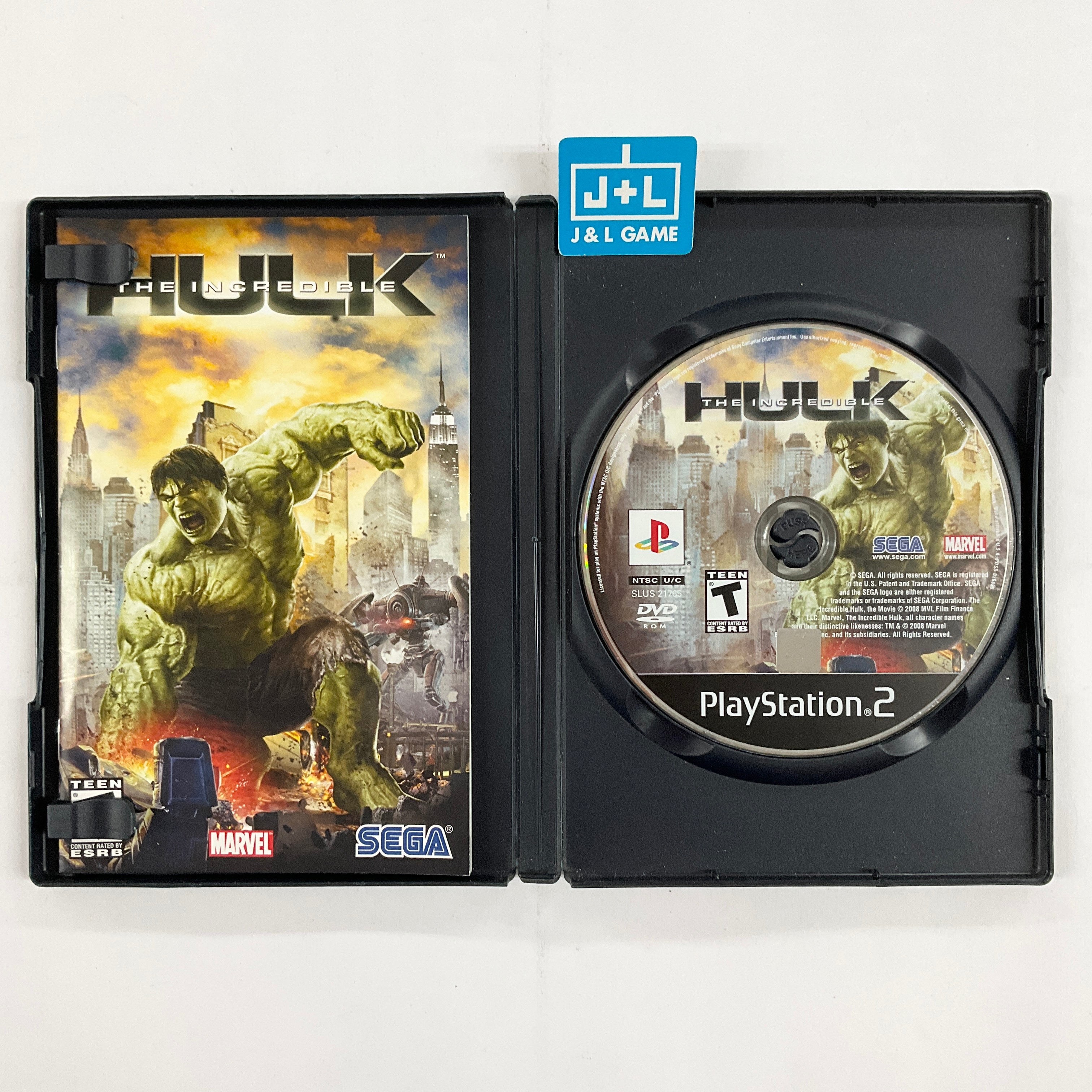 The Incredible Hulk - (PS2) PlayStation 2 [Pre-Owned] Video Games Sega   