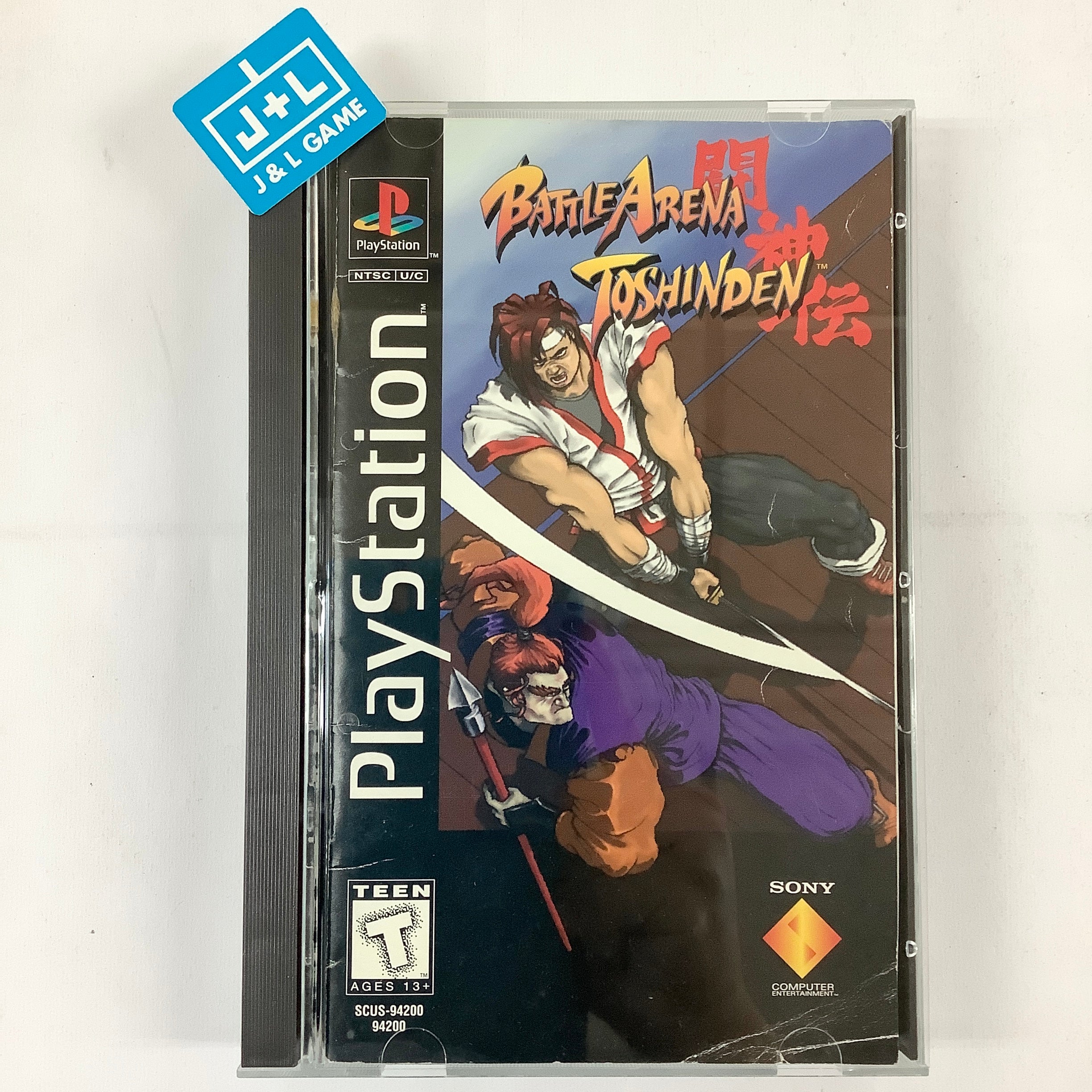 Battle Arena Toshinden (Long Box) - (PS1) PlayStation 1 [Pre-Owned] Video Games SCEA   