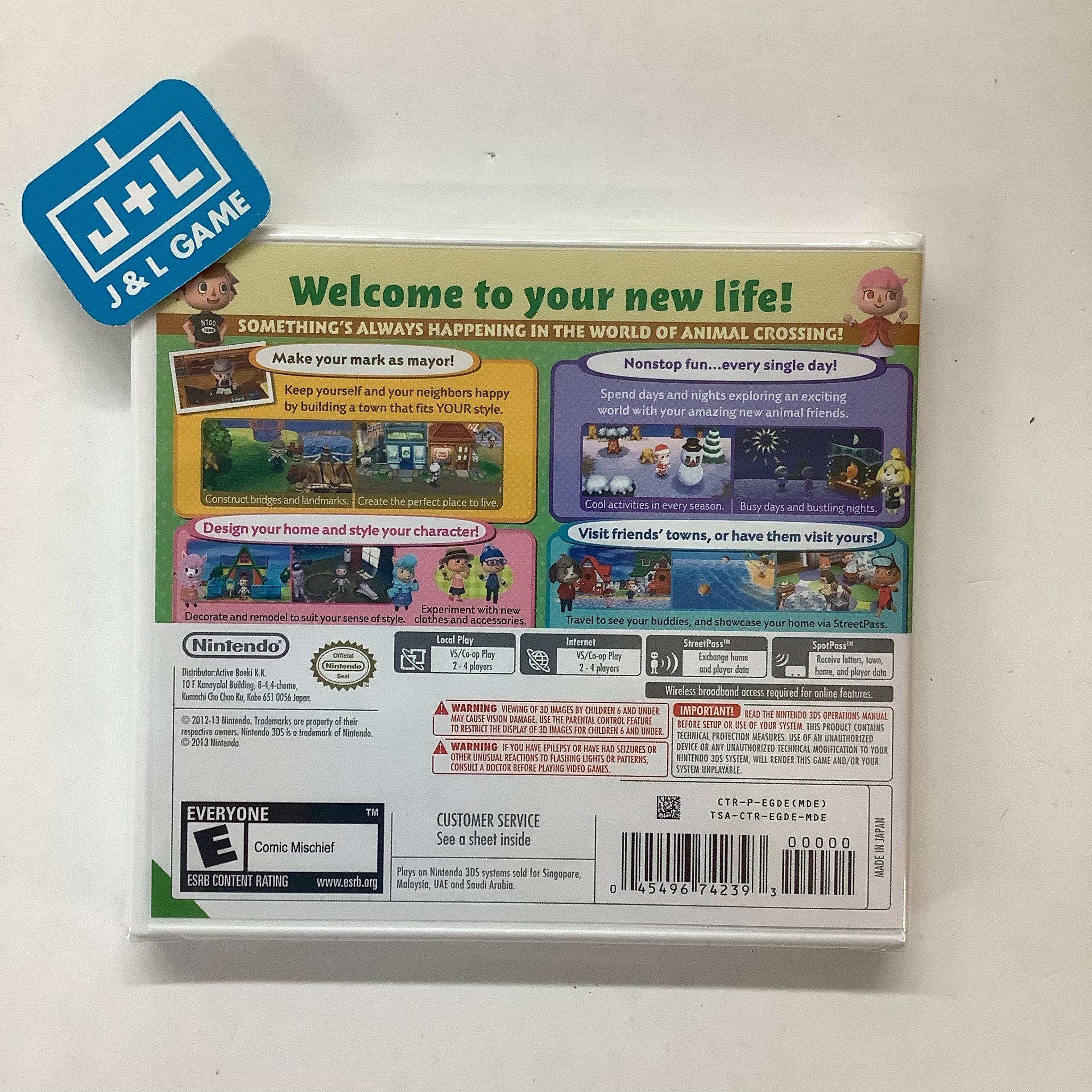 Animal Crossing New Leaf - Nintendo 3DS (World Edition) Video Games Nintendo   