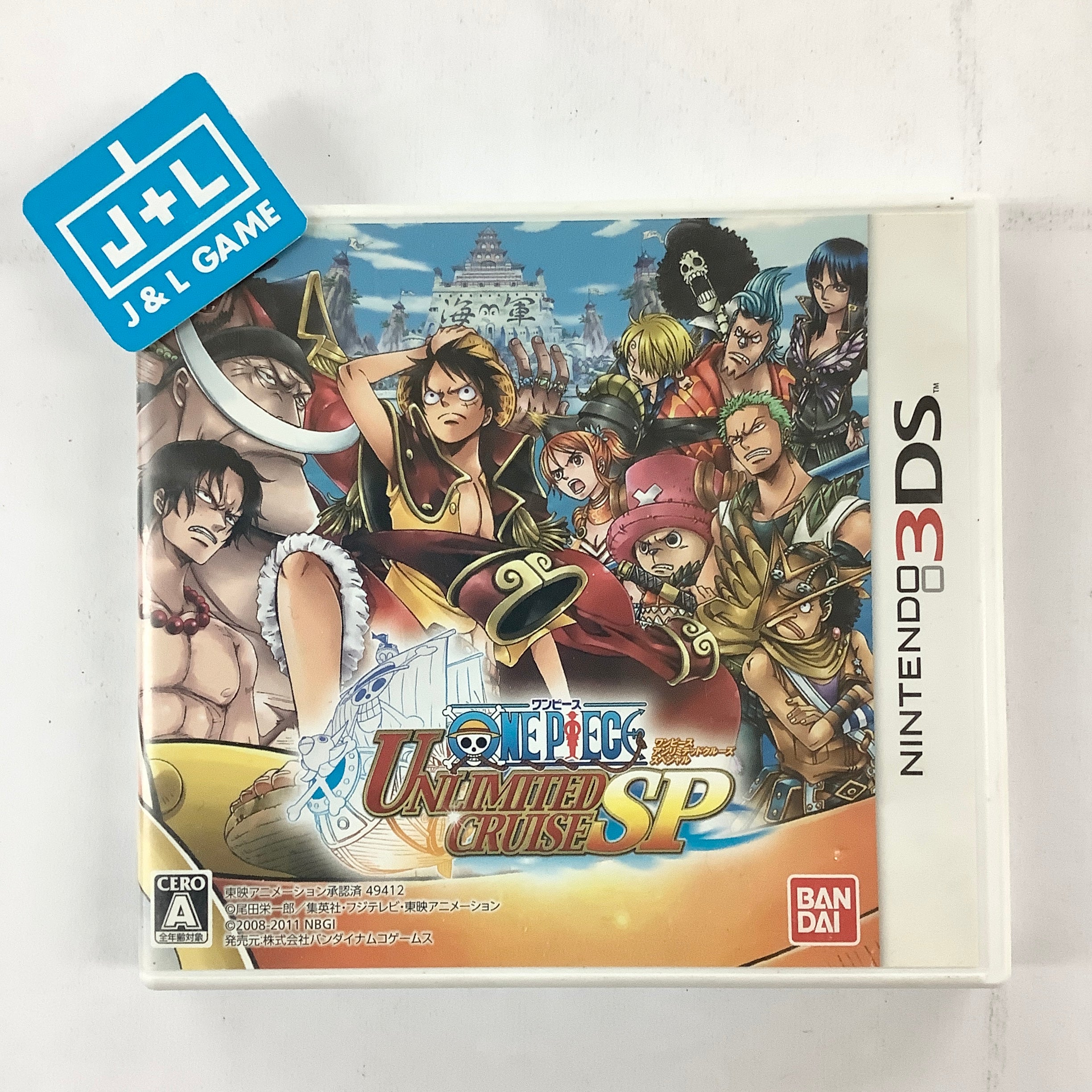 One Piece Unlimited Cruise SP - Nintendo 3DS [Pre-Owned] (Japanese Import) Video Games Bandai Namco Games   