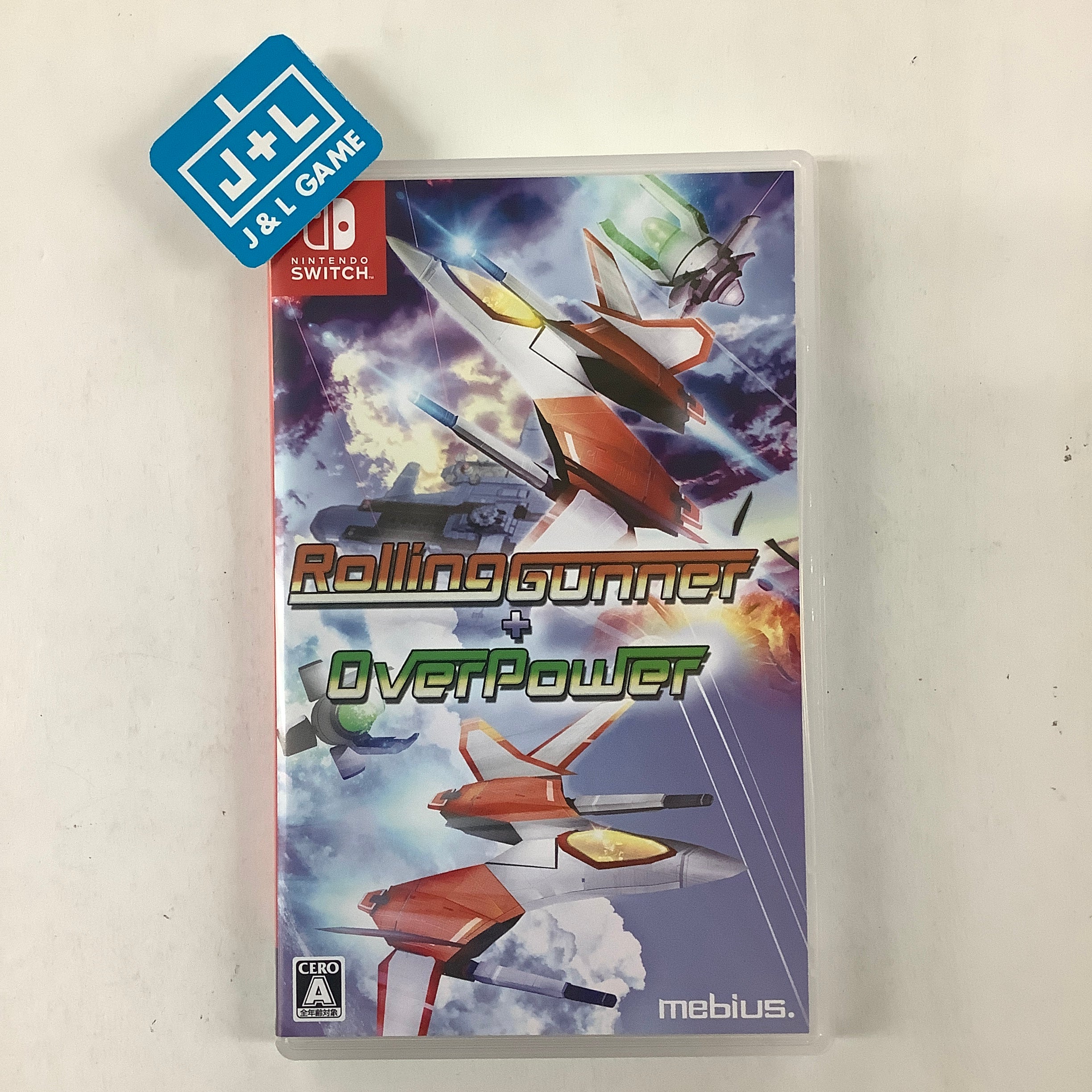 Rolling Gunner + Over Power - (NSW) Nintendo Switch [Pre-Owned] (Japanese Import) Video Games Mebius   
