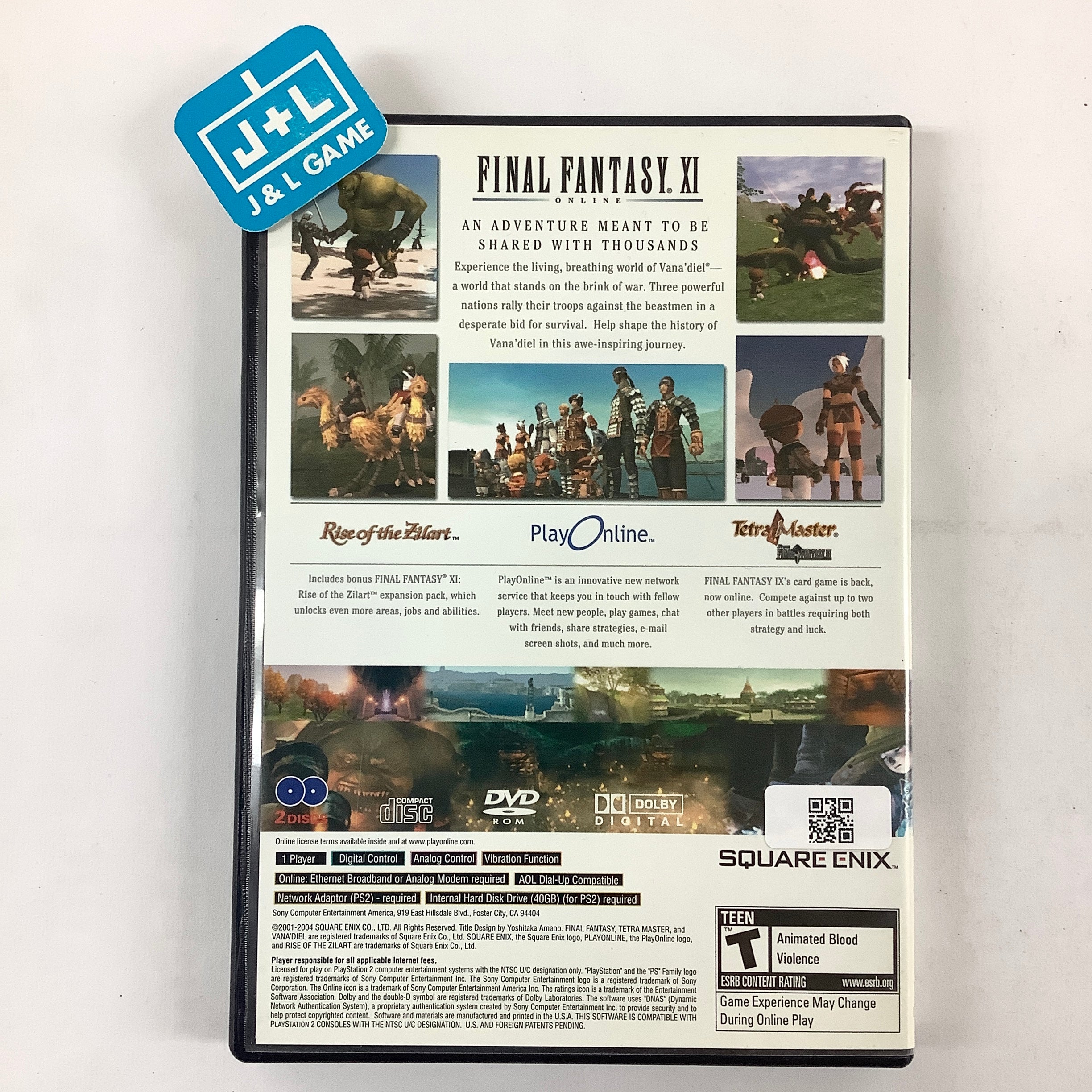 Final Fantasy XI - (PS2) PlayStation 2 [Pre-Owned] Video Games SCEA   