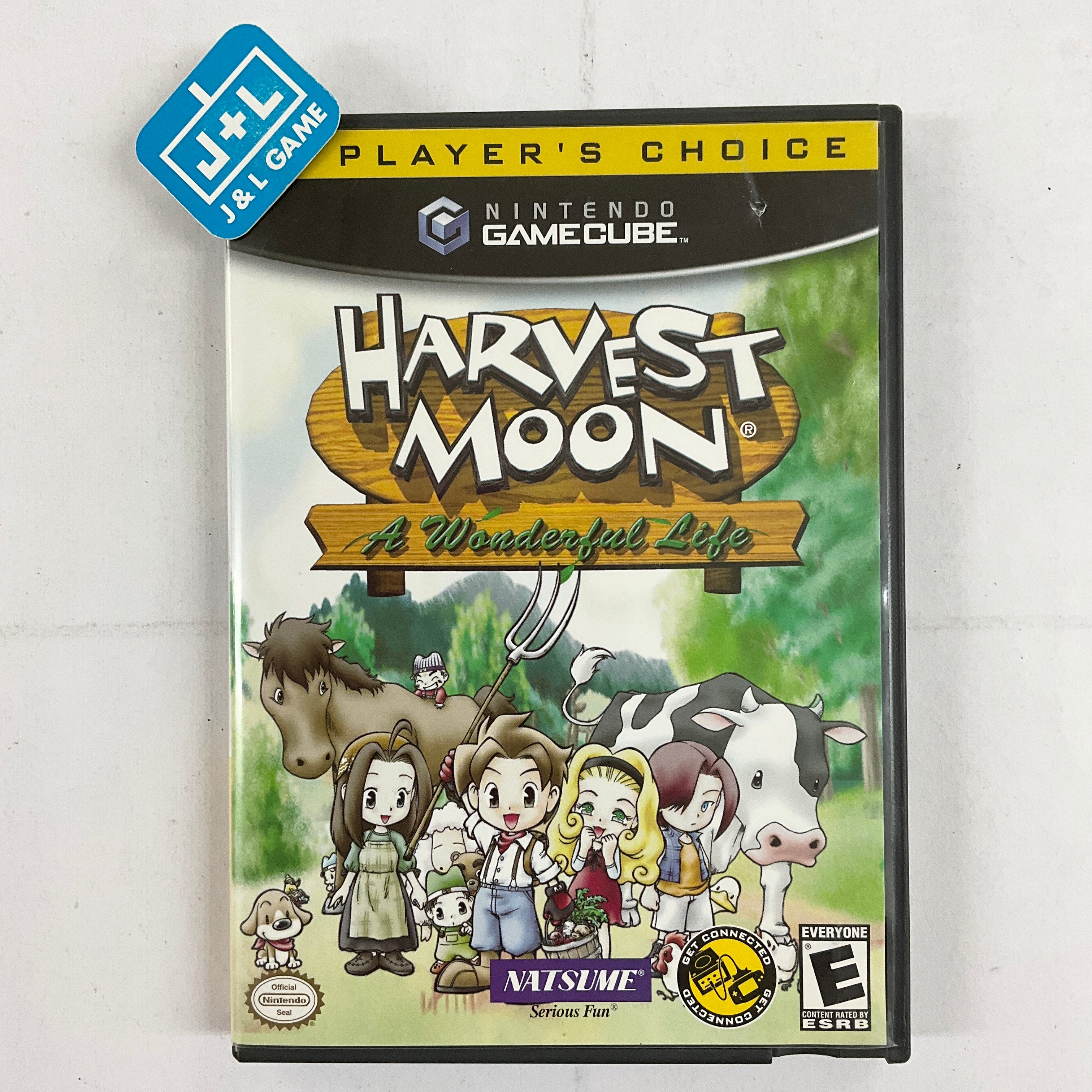 Harvest Moon: A Wonderful Life (Player's Choice) - (GC) GameCube [Pre-Owned] Video Games Natsume   
