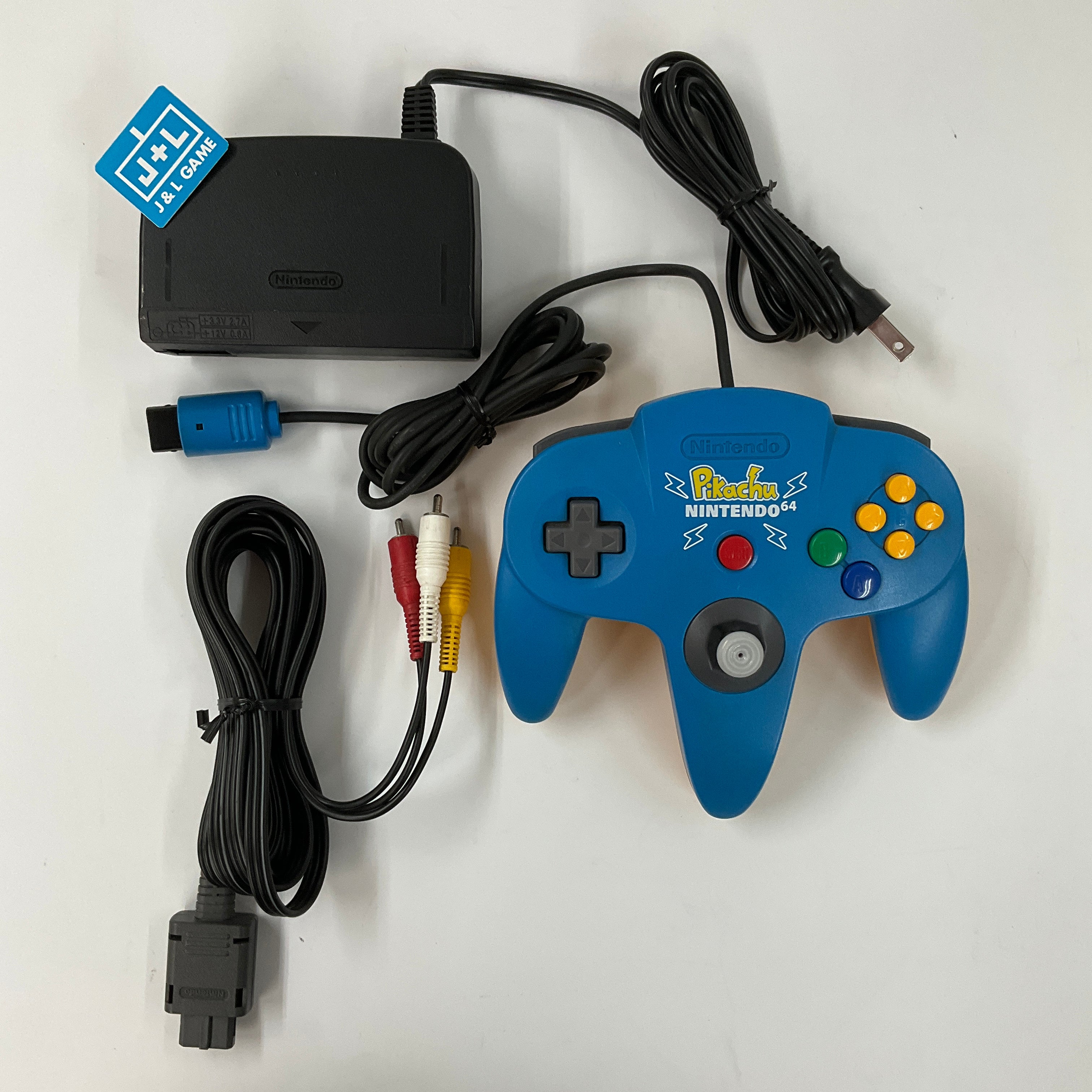Nintendo 64 Hardware Console (Pikachu Edition) (Blue and Yellow) - (N64) Nintendo 64 (Japanese Import) [Pre-Owned] CONSOLE Nintendo   