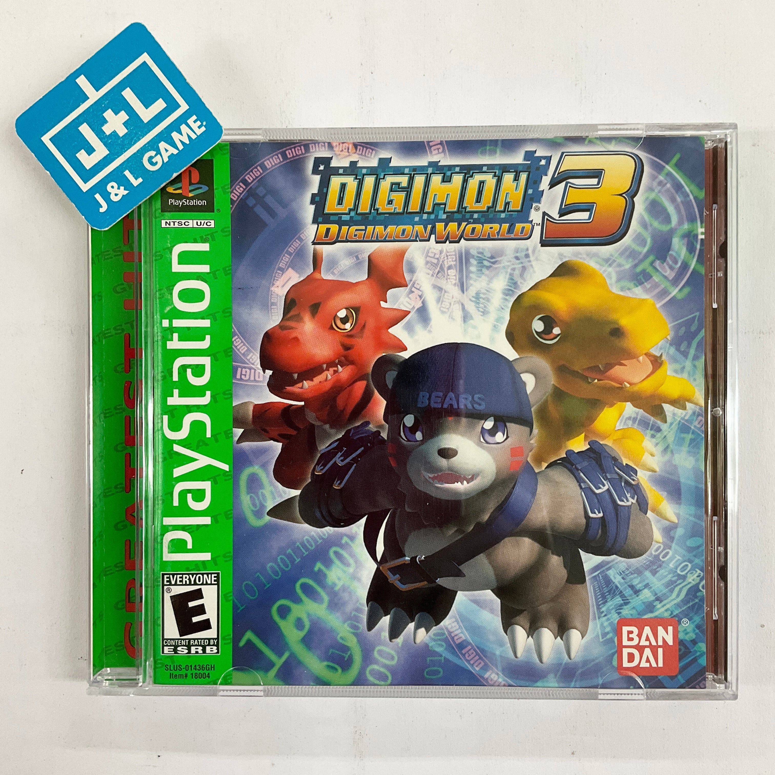 Digimon World 3 (Greatest Hits) - (PS1) PlayStation 1 [Pre-Owned] Video Games Bandai   