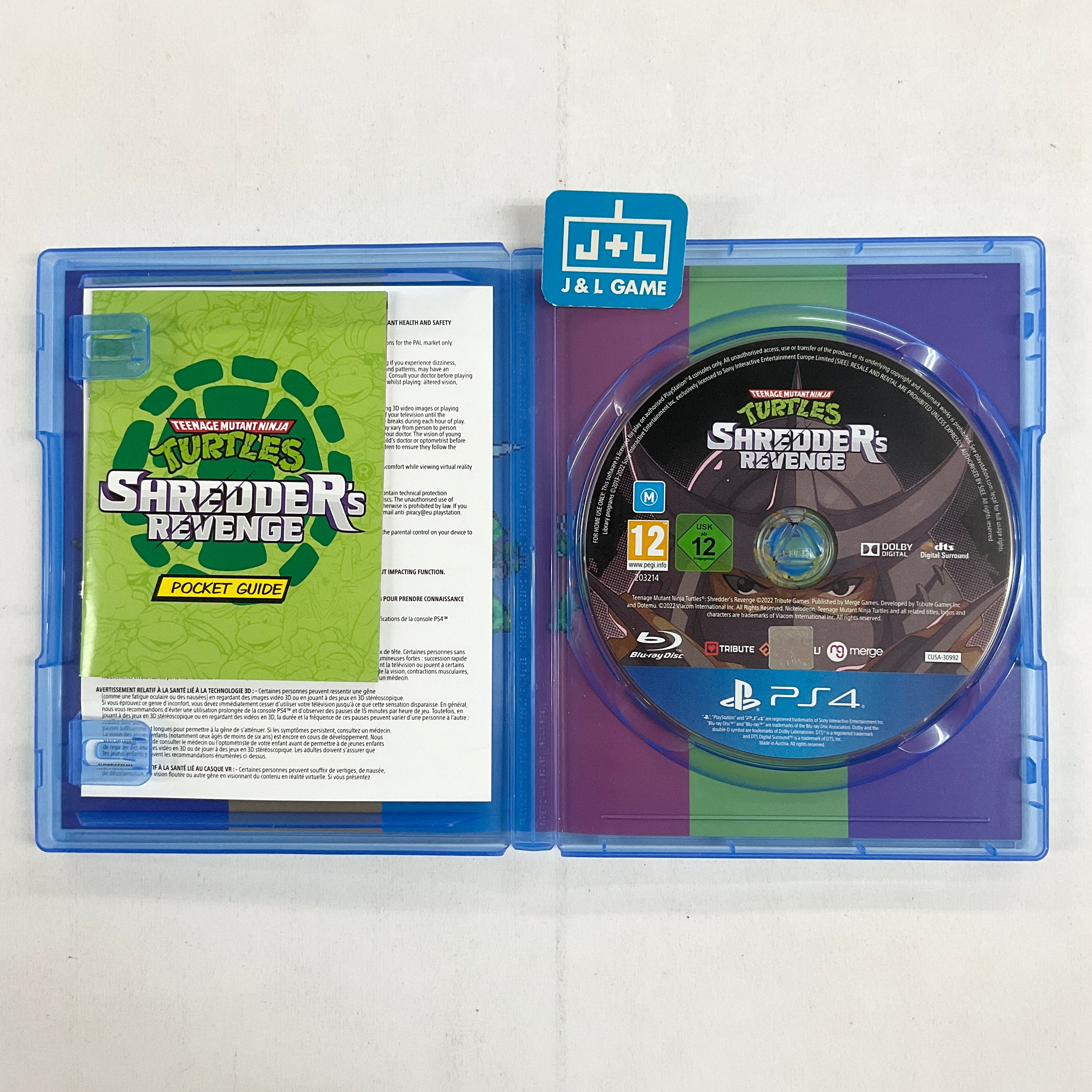 Teenage Mutant Ninja Turtles: Shredder's Revenge - (PS4) PlayStation 4 [Pre-Owned] (European Import) Video Games Merge Games   
