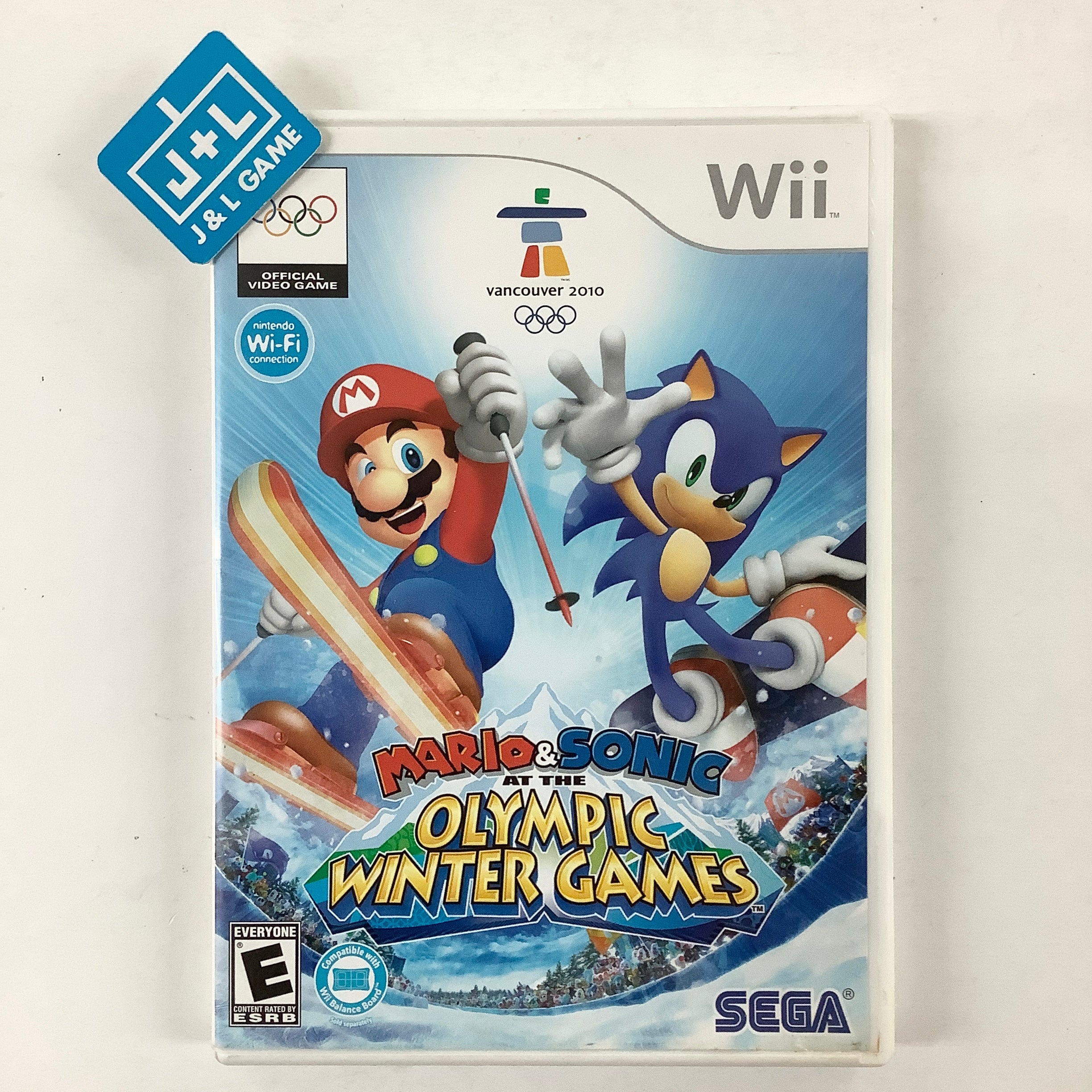 Mario & Sonic at the Olympic Winter Games - Nintendo Wii [Pre-Owned] Video Games Sega   