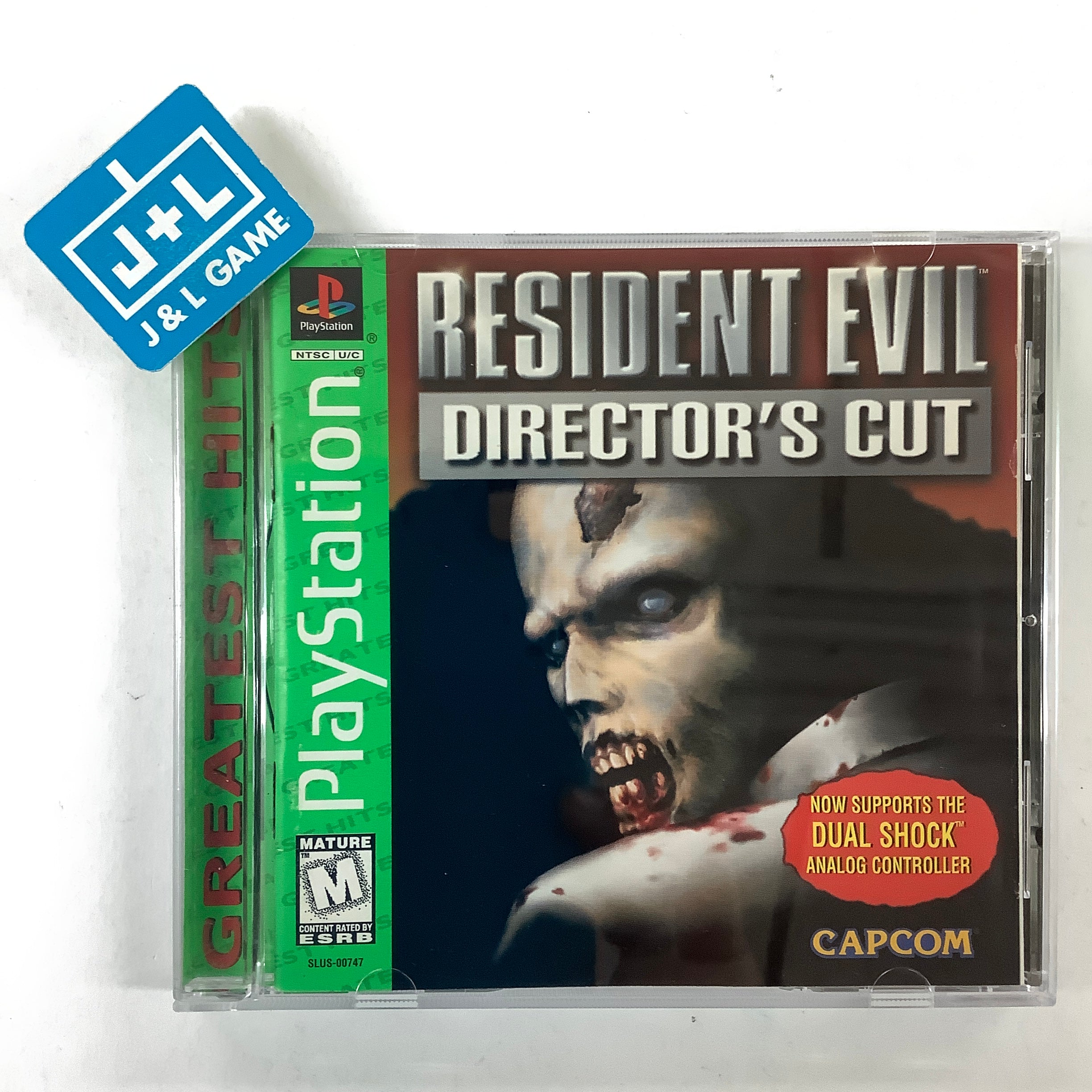 Resident Evil: Director's Cut (Greatest Hits) - (PS1) PlayStation 1 [Pre-Owned] Video Games Capcom   